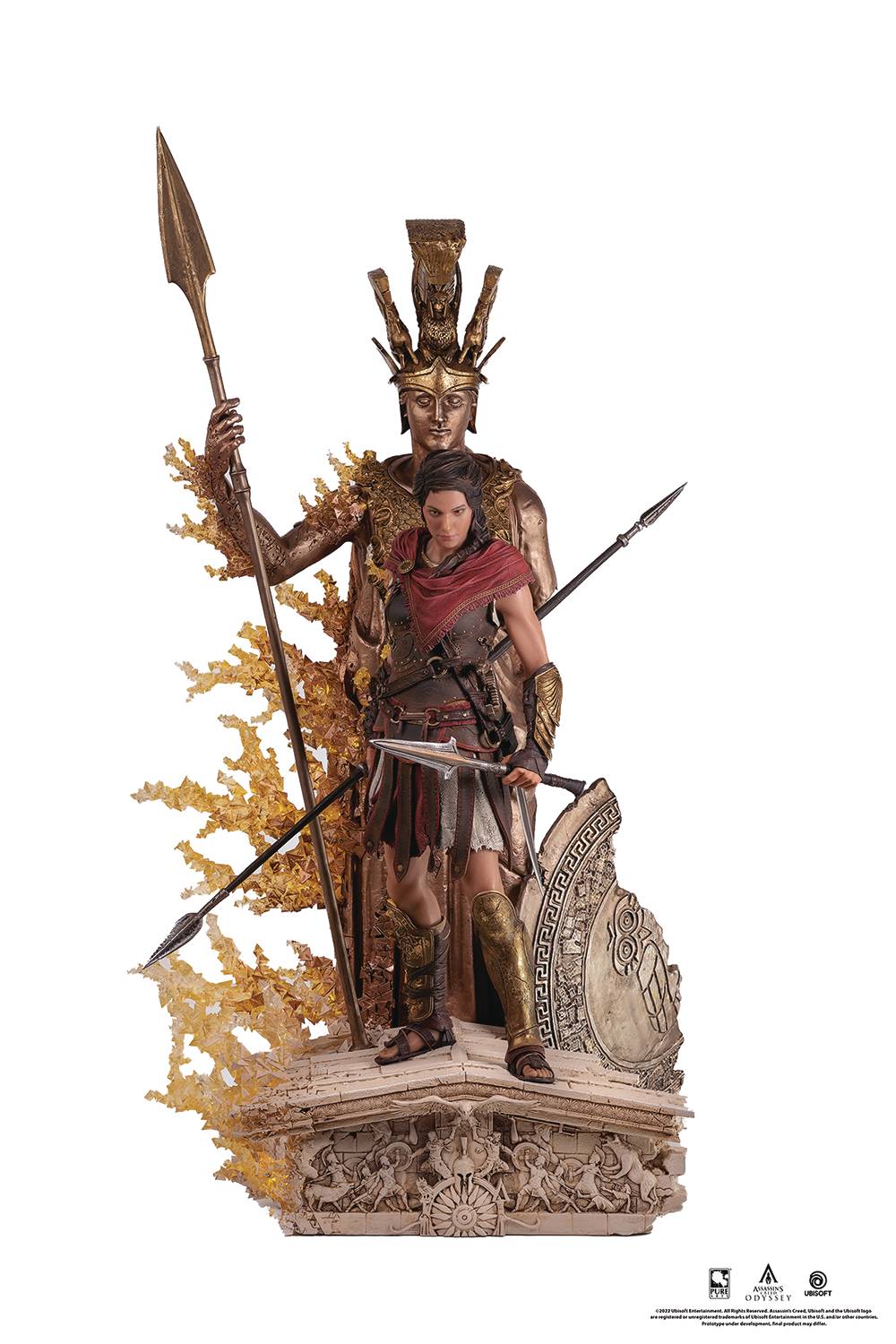 ASSASSINS CREED ANIMUS KASSANDRA 1/4 SCALE STATUE