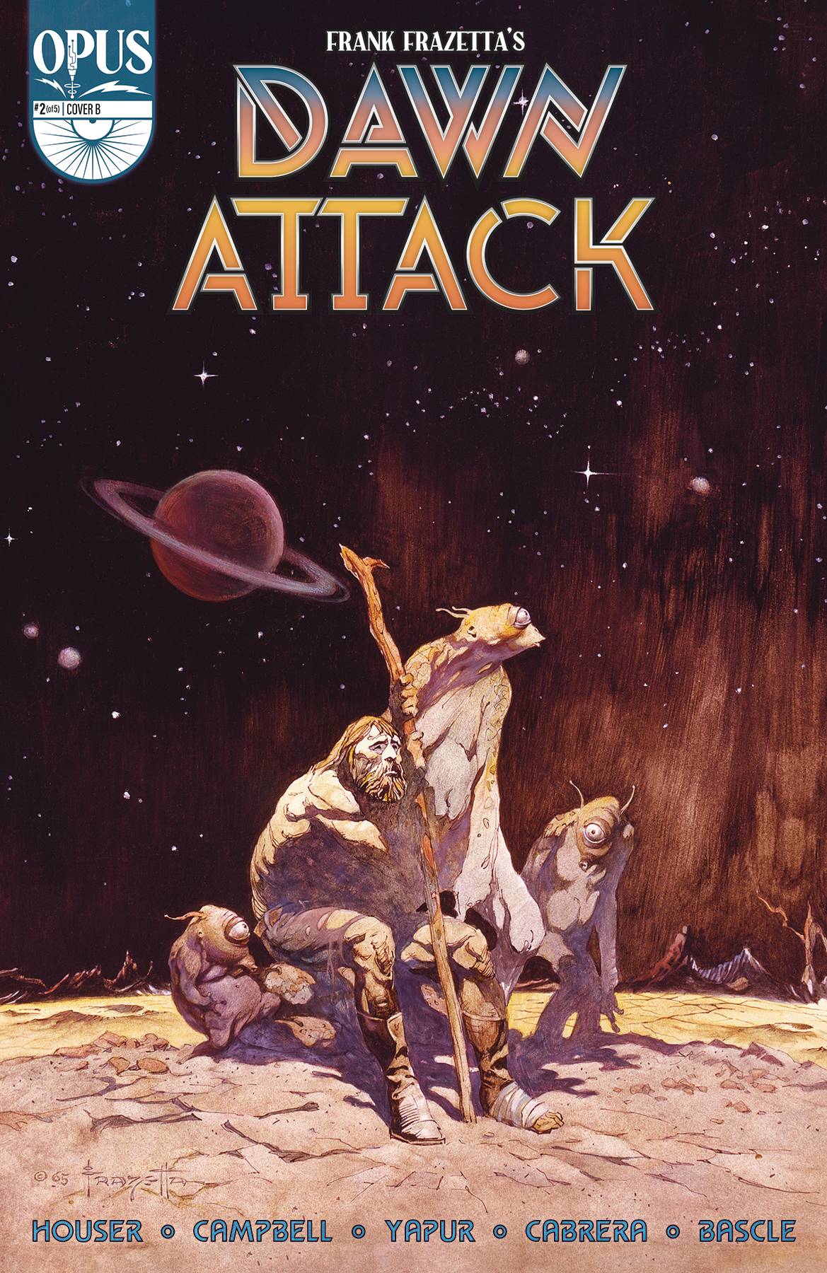 FRANK FRAZETTAS DAWN ATTACK #2 (OF 5) CVR B FRAZETTA