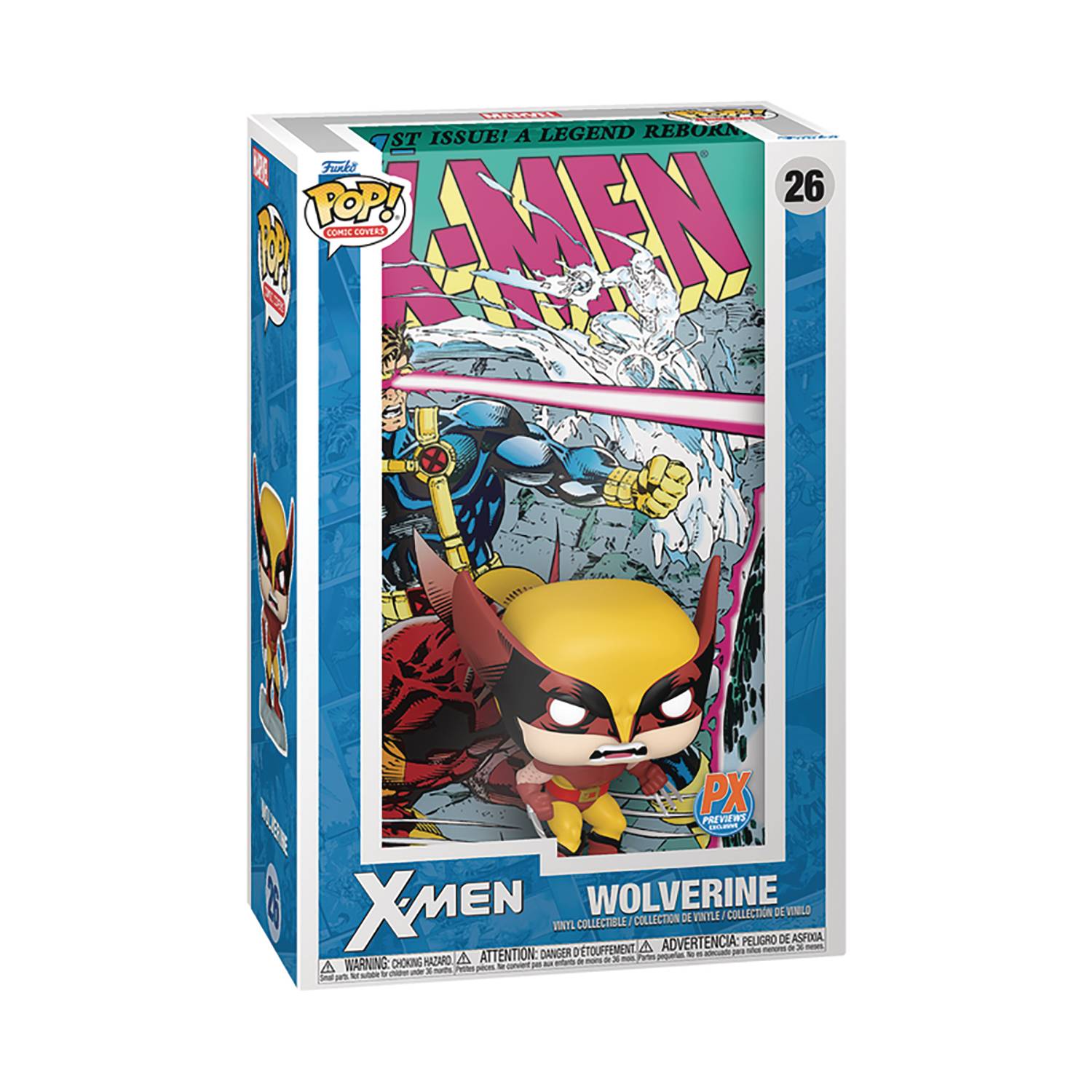 Pop! Comic Cover: Marvel X-Men Wolverine PX Vinyl Figure