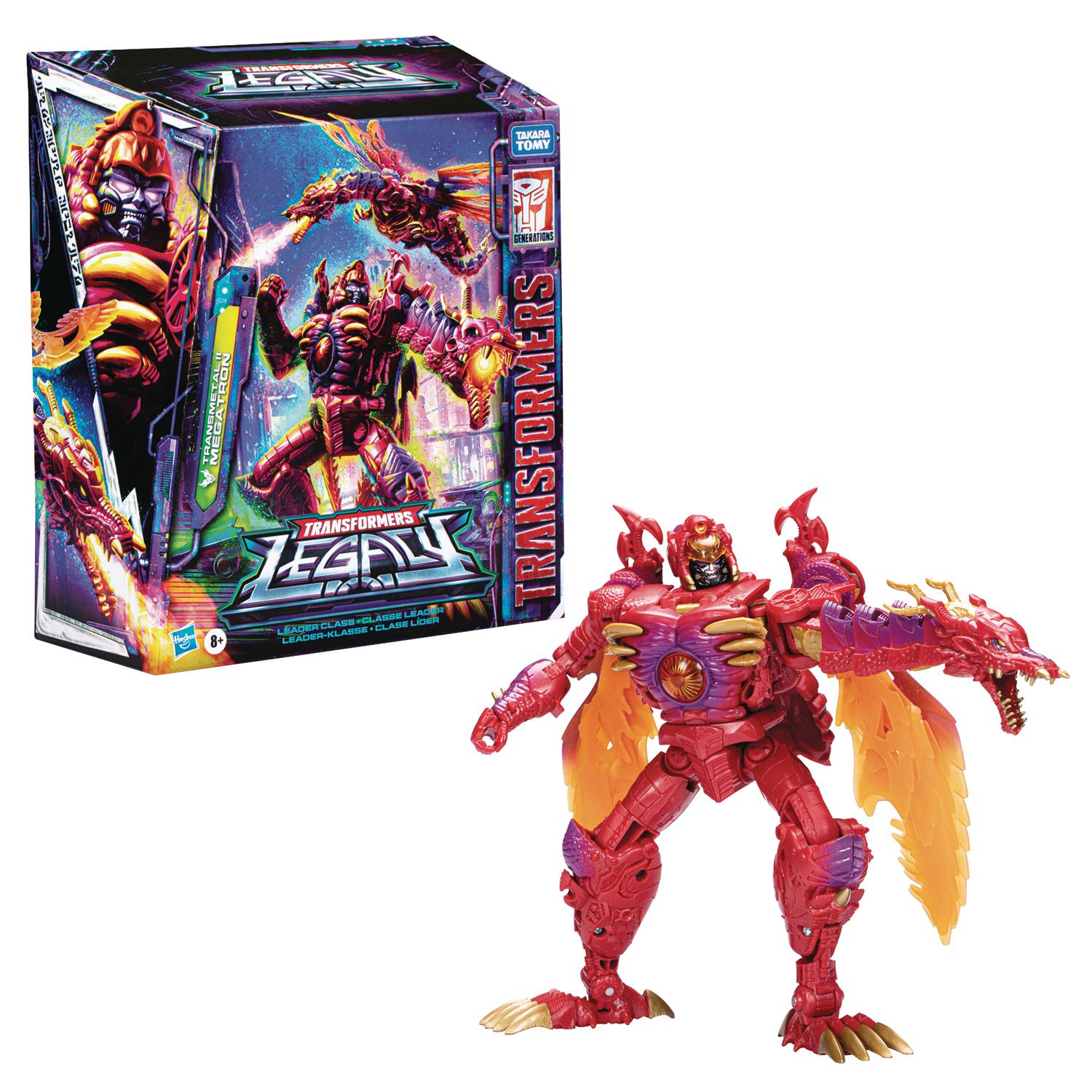 TRANSFORMERS GEN LEGACY LEADER DRAGON MEGATRON AF CS (