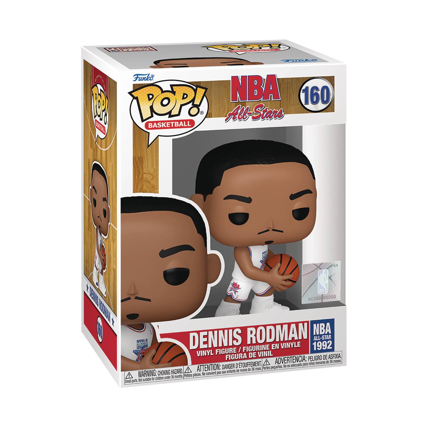 POP NBA LEGENDS DENNIS RODMAN 1992 VINYL FIG