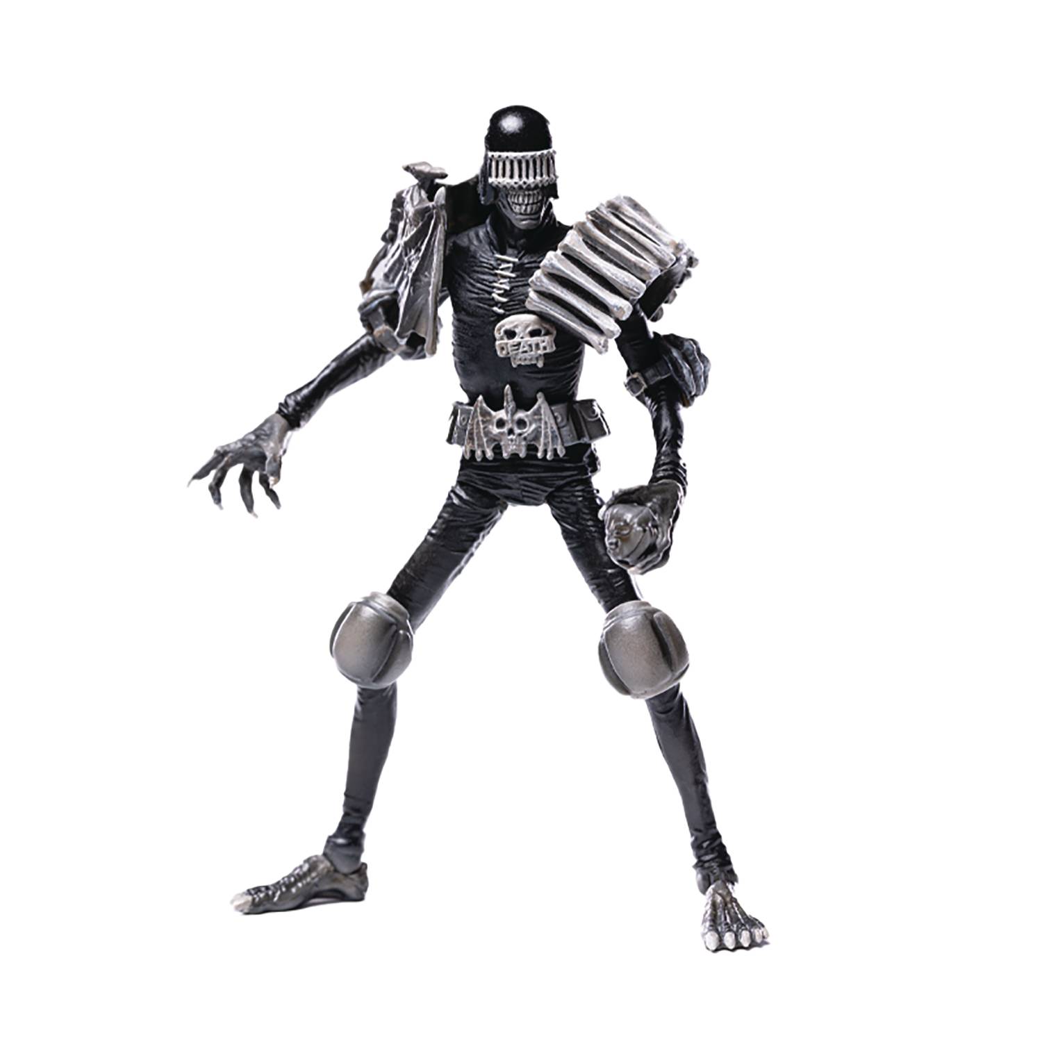 JUDGE DREDD BLACK AND WHITE JUDGE DEATH PX 1/18 MINI AF