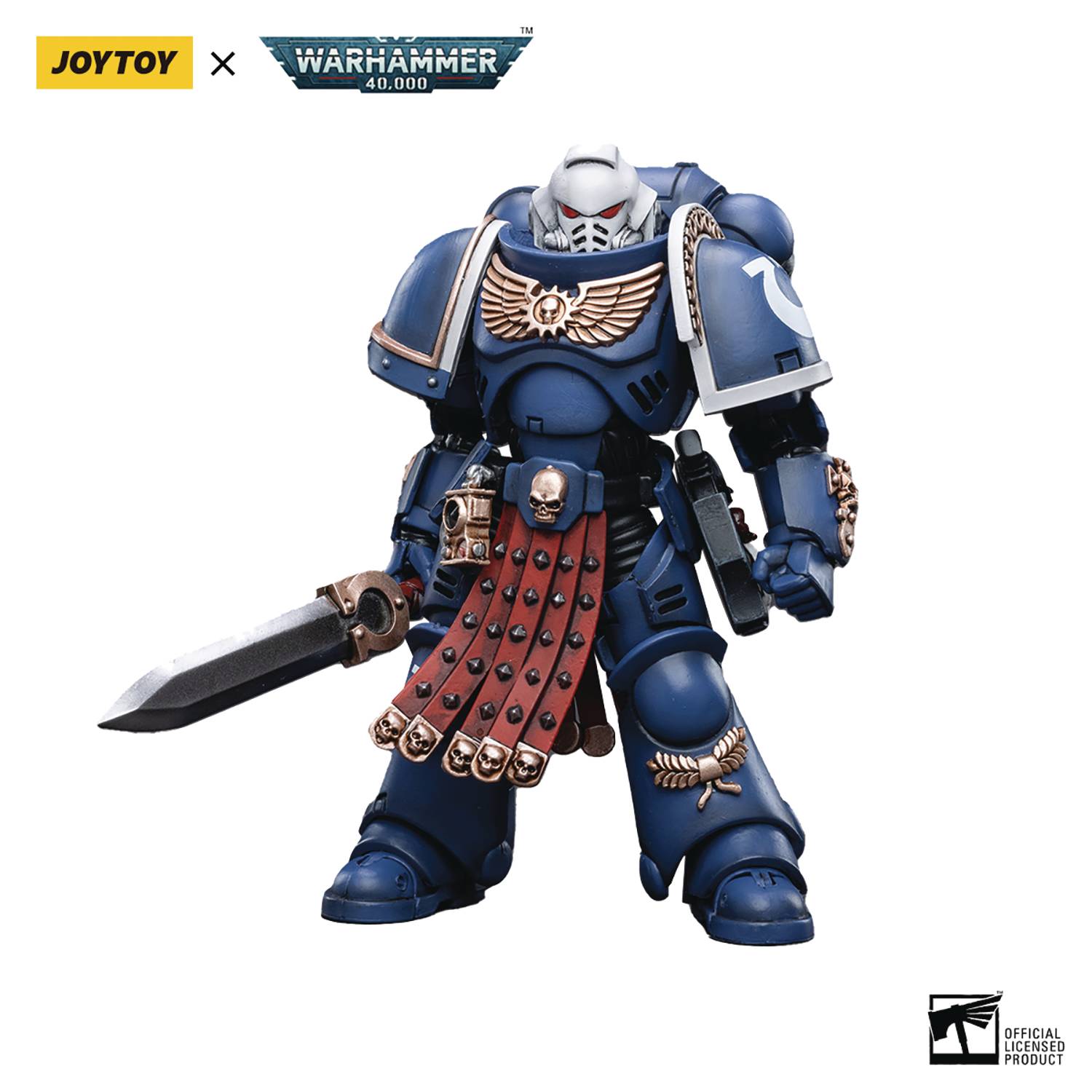 JUL228423 - JOYTOY 40K ULTRAMARINES PRIMARIS ASSAULT VET INTERS 1/18 AF ...