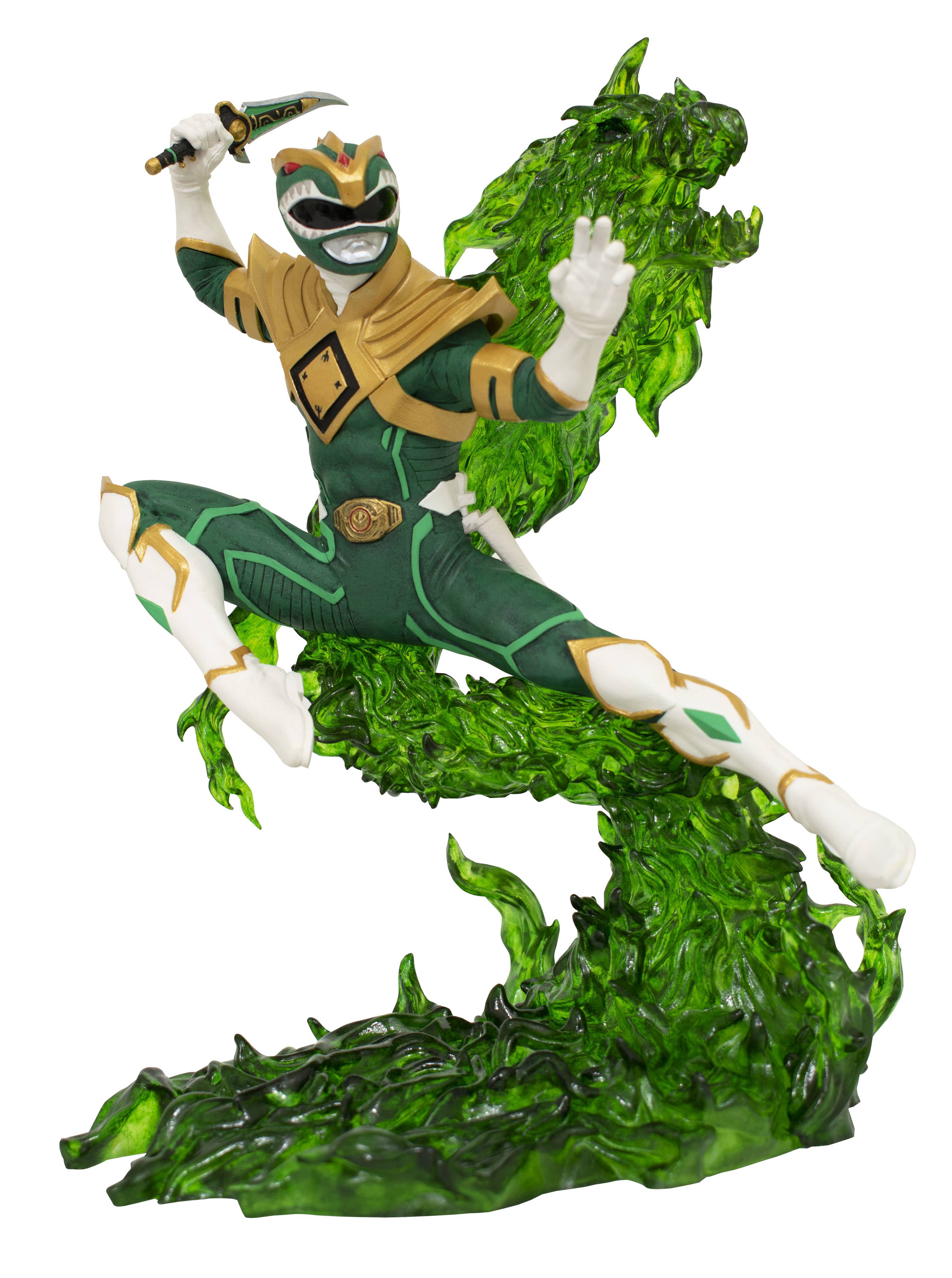 POWER RANGERS GALLERY GREEN RANGER PVC STATUE