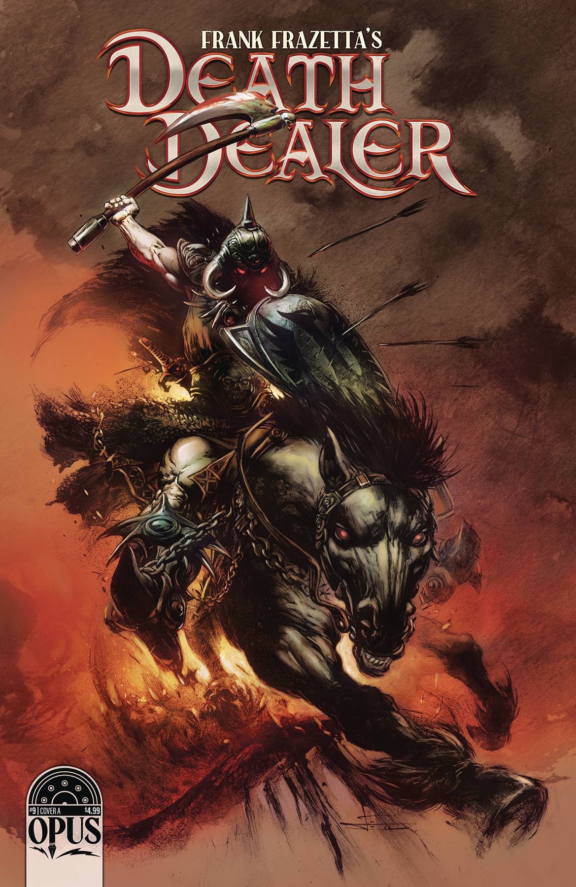 NOV221723 FRANK FRAZETTA DEATH DEALER 9 CVR A MANCO Previews World