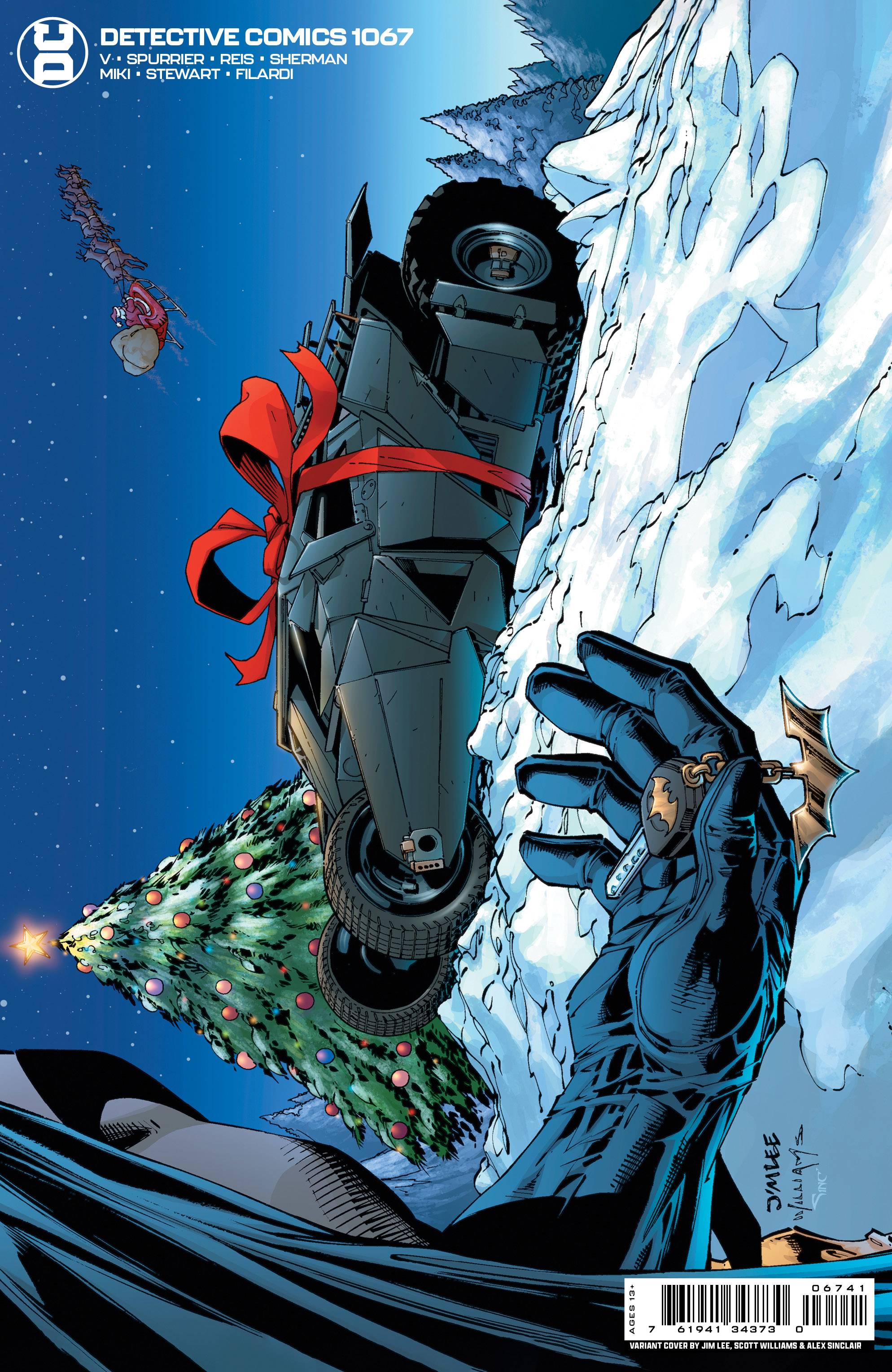 OCT223311 DETECTIVE COMICS 1067 CVR C DC HOLIDAY CARD CARD STOCK VAR 