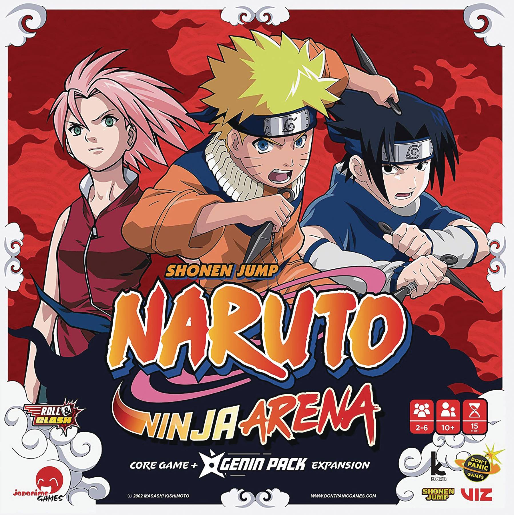 AUG228772 - NARUTO NINJA ARENA 2ND ED BOARD GAME - Previews World