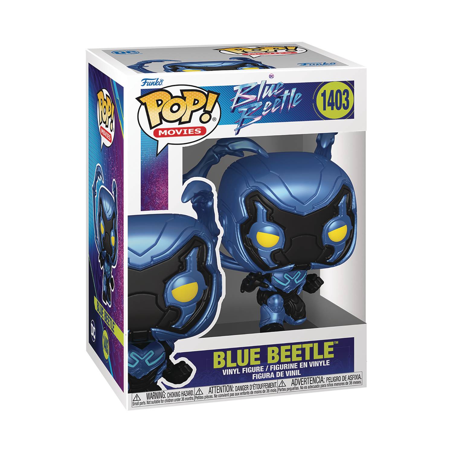 POP MOVIES BLUE BEETLE BLUE BEETLE W/ CH VIN FIG