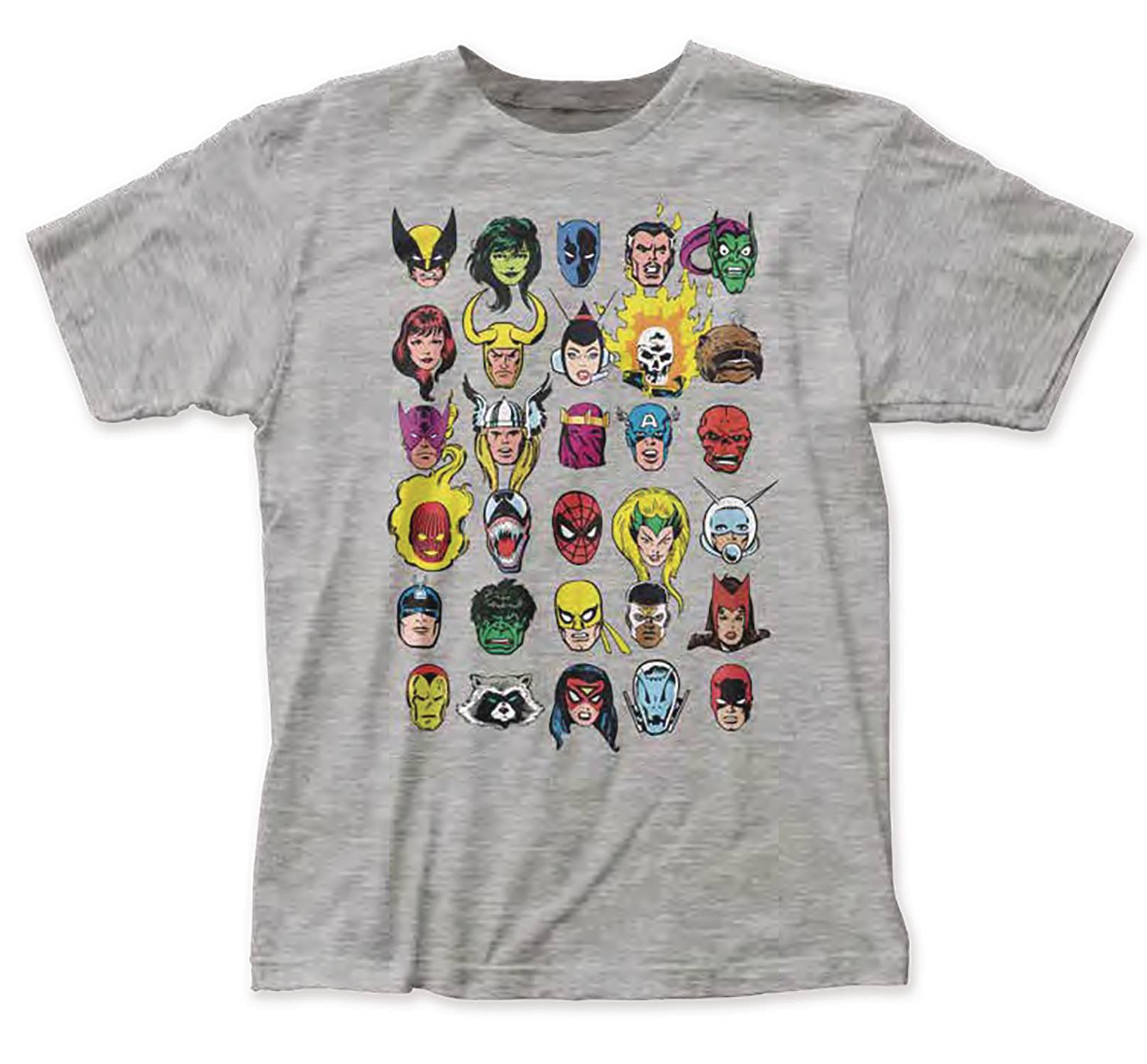 MARVEL COMICS CHARACTER FACES PX T/S SM