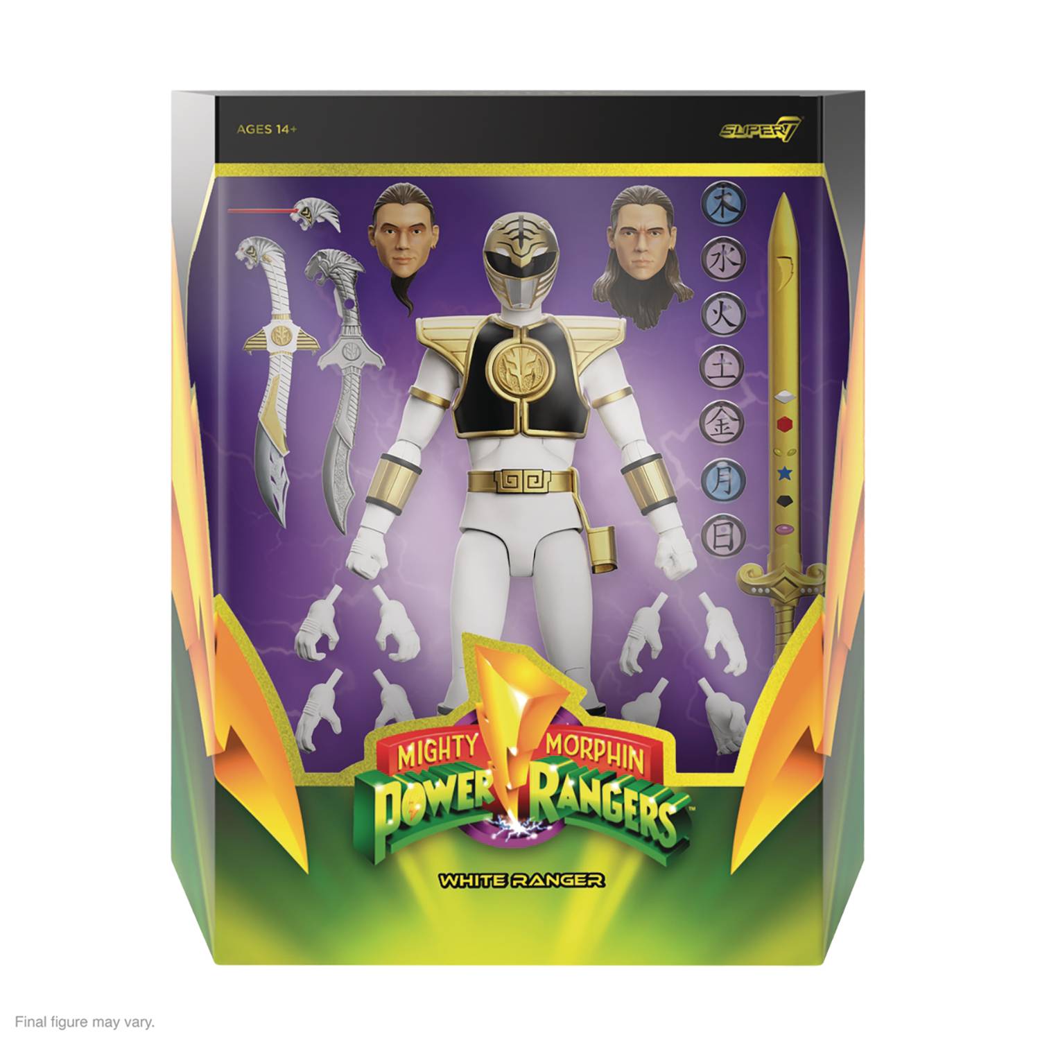 POWER RANGERS ULTIMATES W4 WHITE RANGER AF