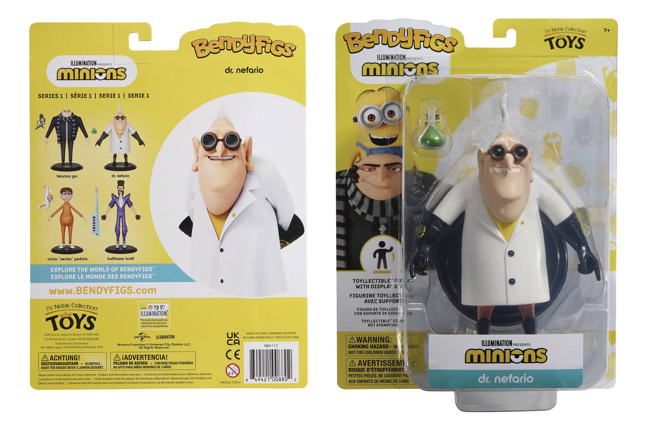 DEC229308 - MINIONS BENDYFIGS DR. NEFARIO AF - Previews World