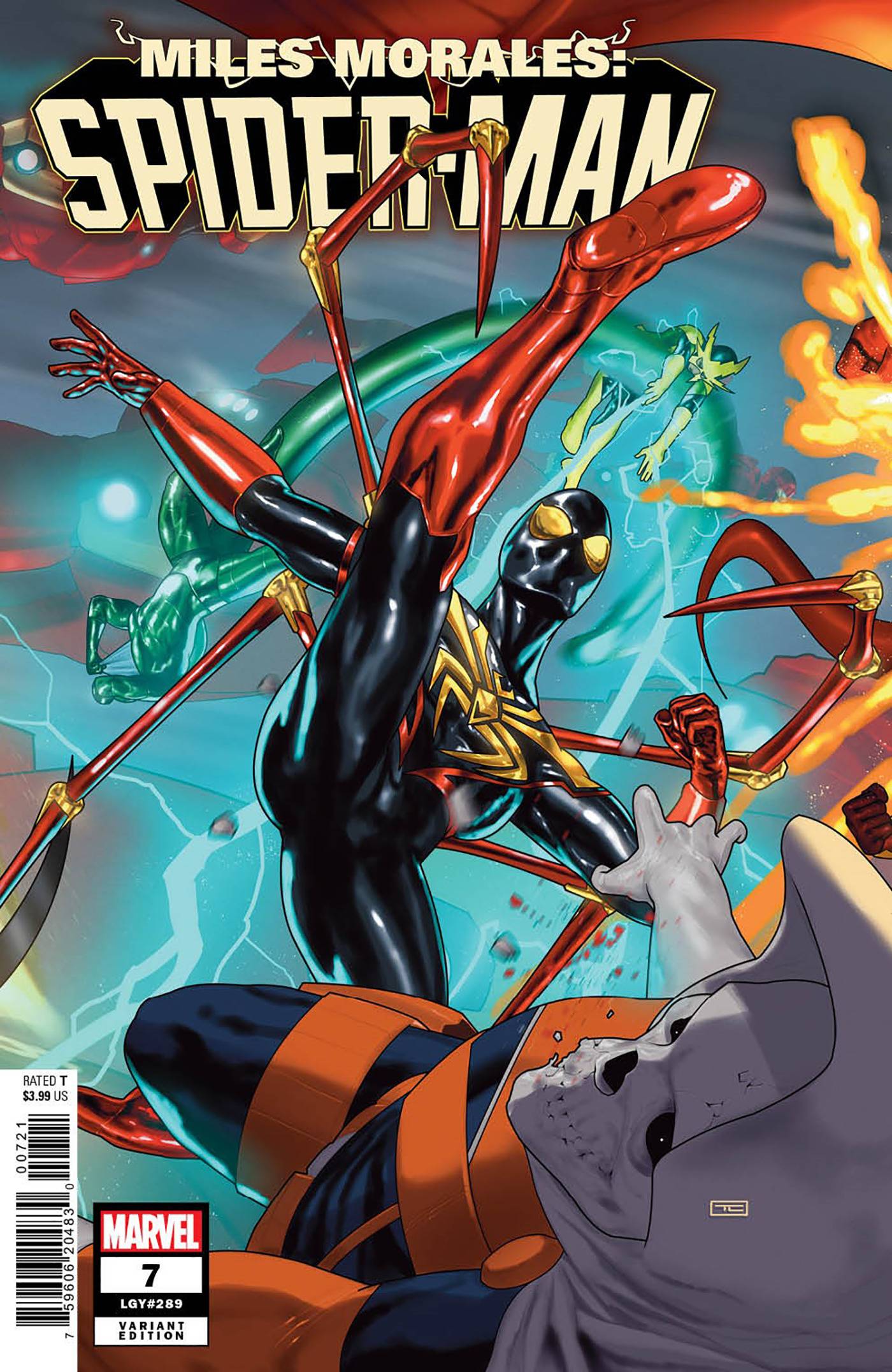 MILES MORALES SPIDER-MAN #7 TAURIN CLARKE CONNECTING VAR