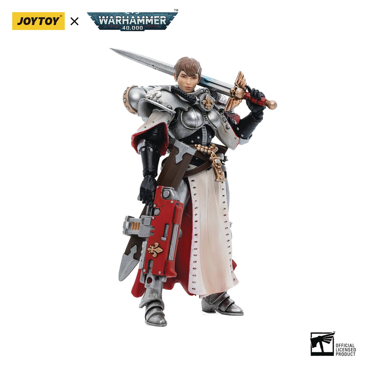 JAN239585 - JOYTOY WH 40K ADEPTA SORORITAS ARGENT SIS EVINKA 1/18 AF (NE -  Previews World