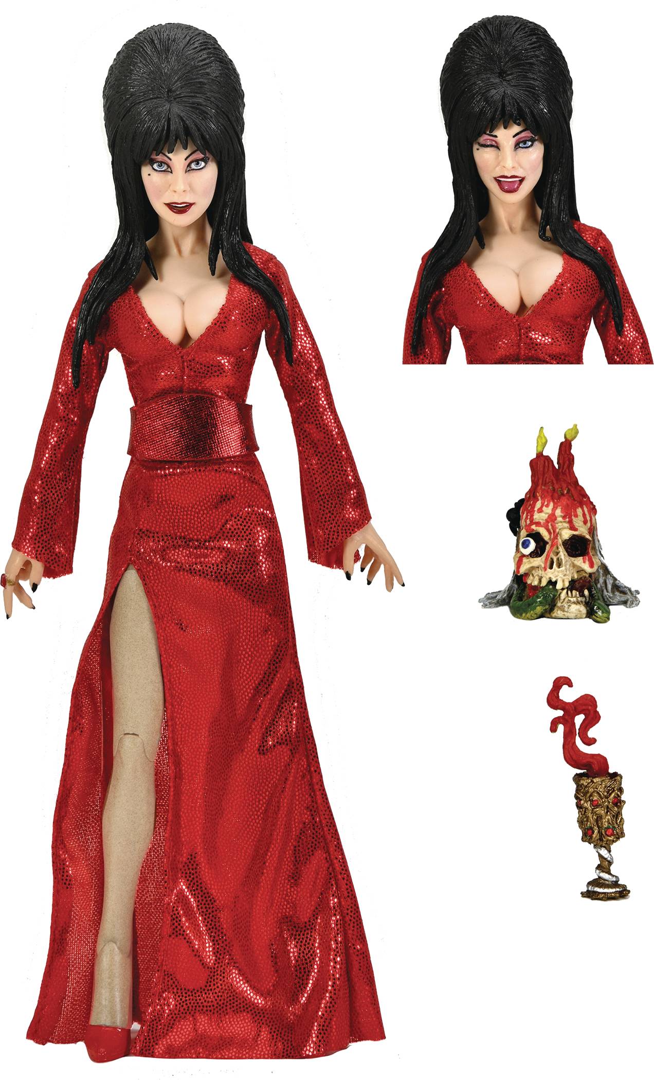 ELVIRA RED FRIGHT AND BOO 6IN CLOTHED AF