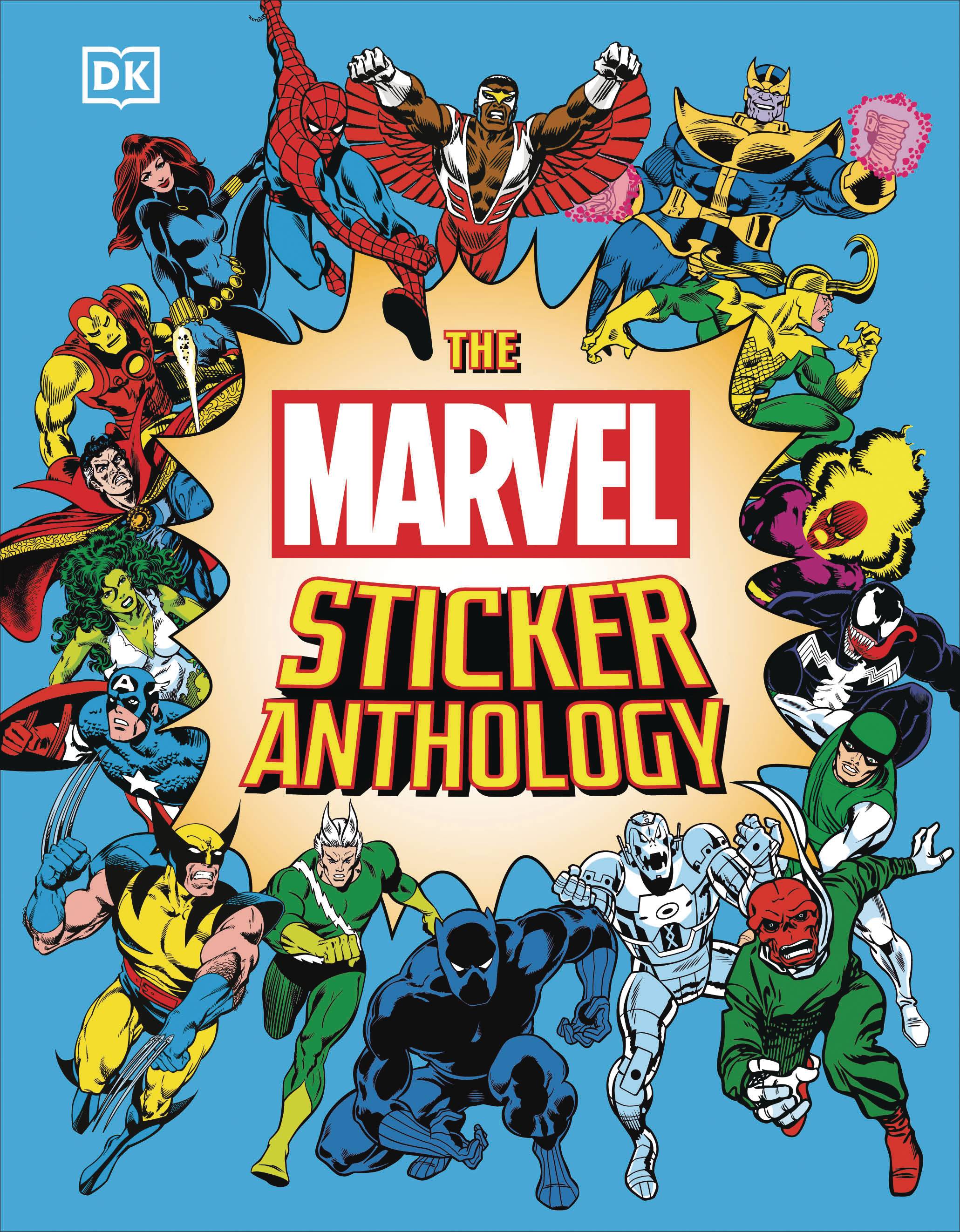 MAY231718 MARVEL STICKER ANTHOLOGY HC Previews World