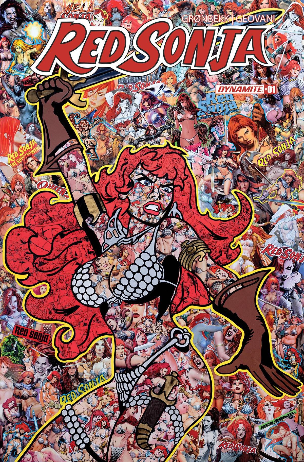 RED SONJA 2023 #1 CVR F COLLAGE