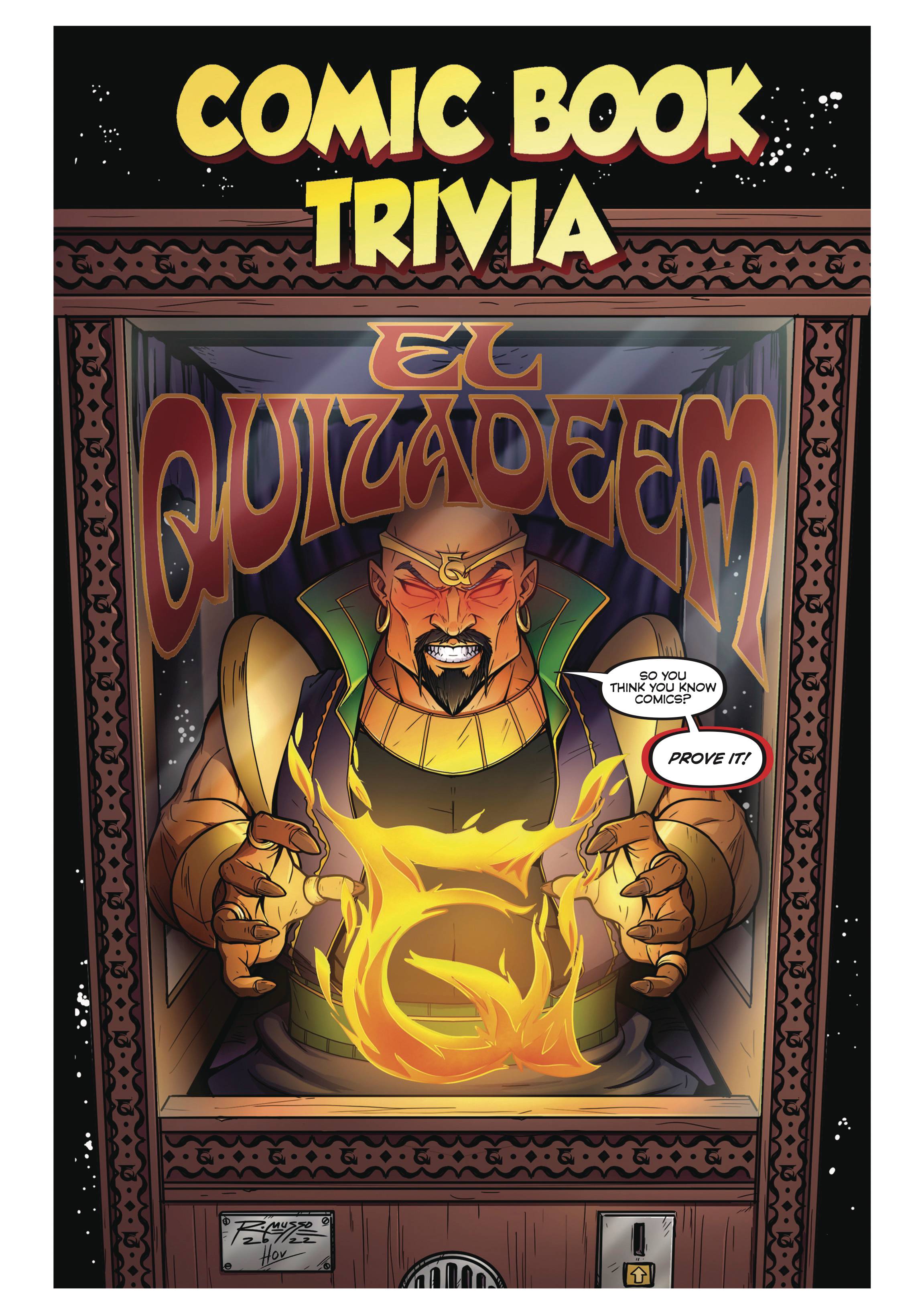 COMIC BOOK TRIVIA #1