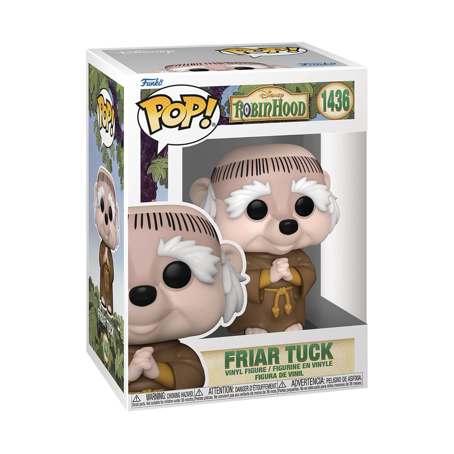 POP DISNEY ROBIN HOOD FRIAR TUCK VIN FIG