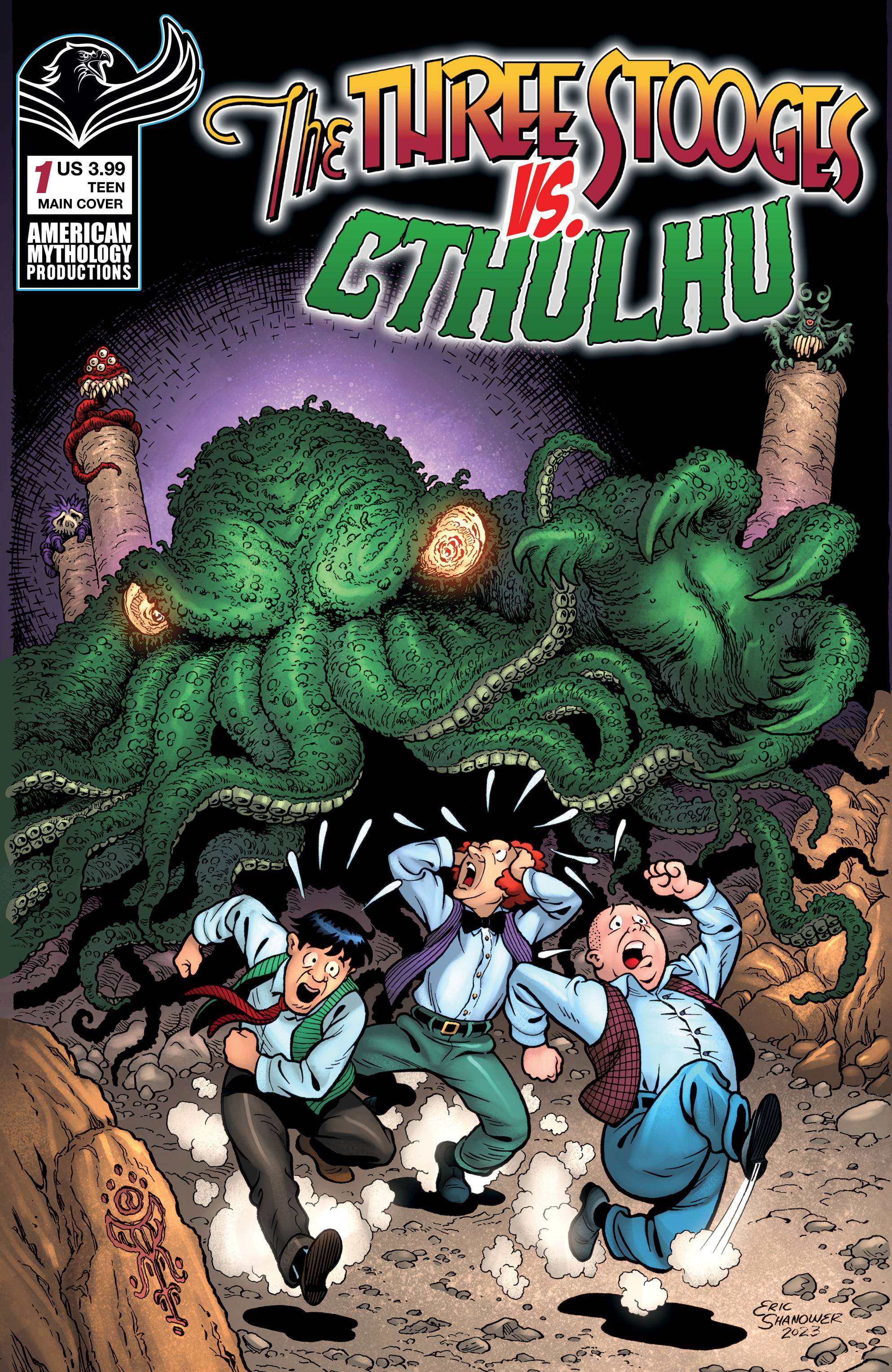 THE THREE STOOGES VS CTHULHU #1 CVR A SHANOWER