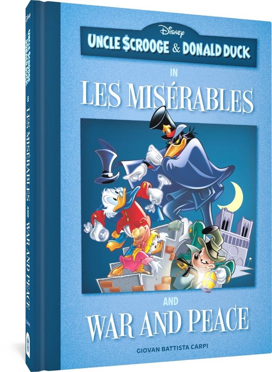 UNCLE SCROOGE & DONALD DUCK LES MISERABLES & WAR & PEACE HC