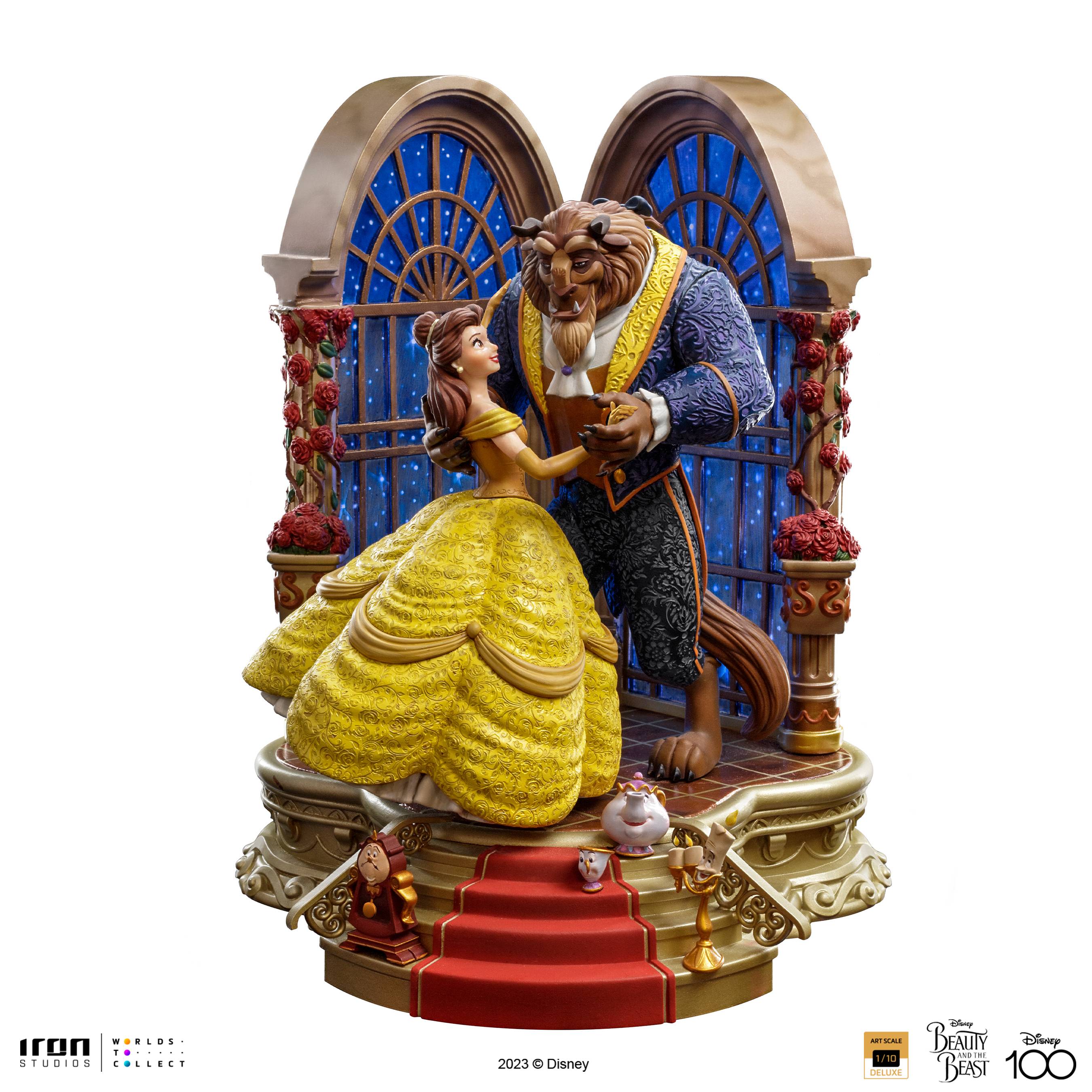 DISNEY 100TH BEAUTY AND THE BEAST ART DELUXE SCALE 1/10 STAT