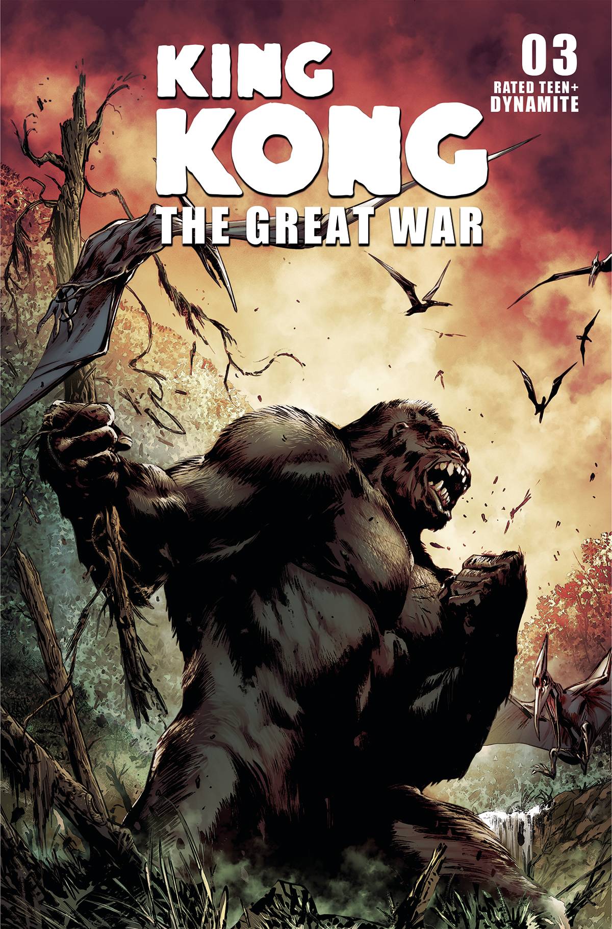 KONG GREAT WAR #3 CVR B GUICE