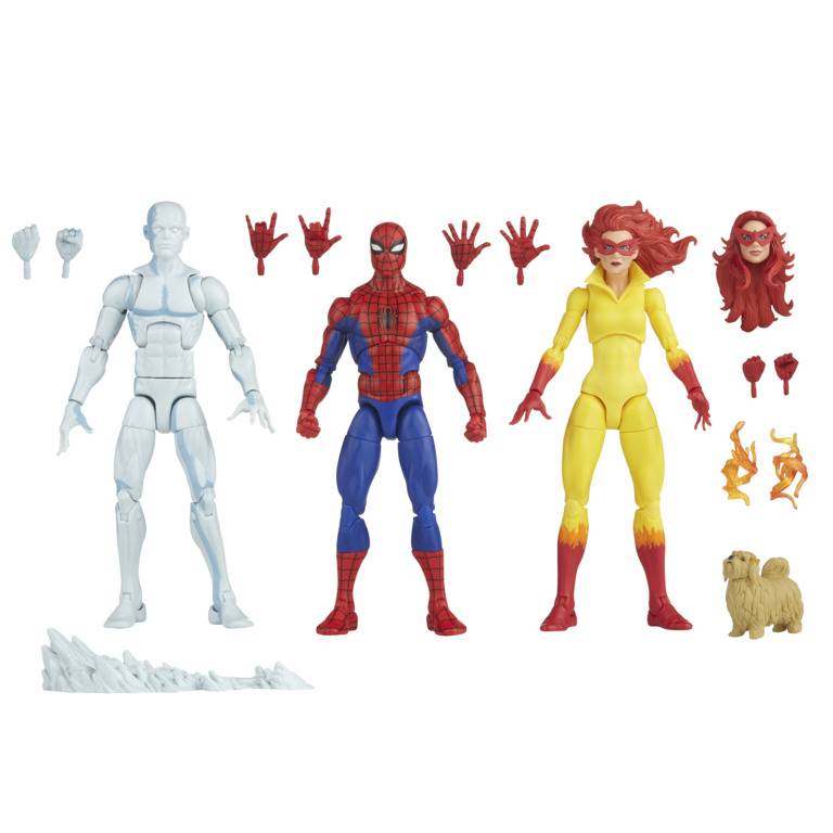 SPIDER-MAN LEGENDS AMAZING FRIENDS 6IN AF 3PK CS