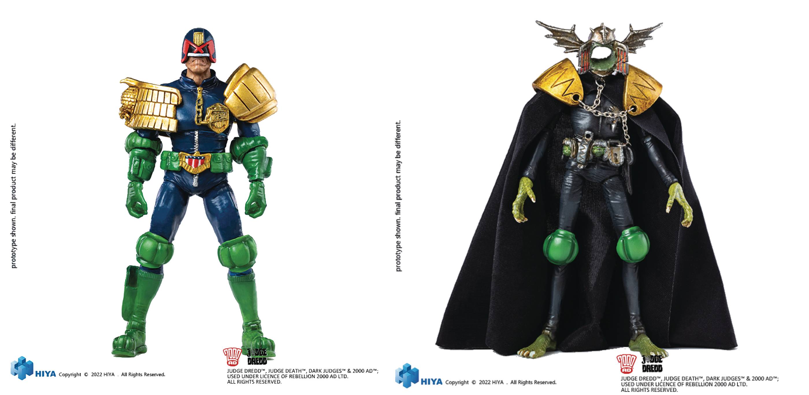 JUDGE DREDD GAZE INTO FIST OF DREDD PX 1/18 SCALE AF 2PK (NE