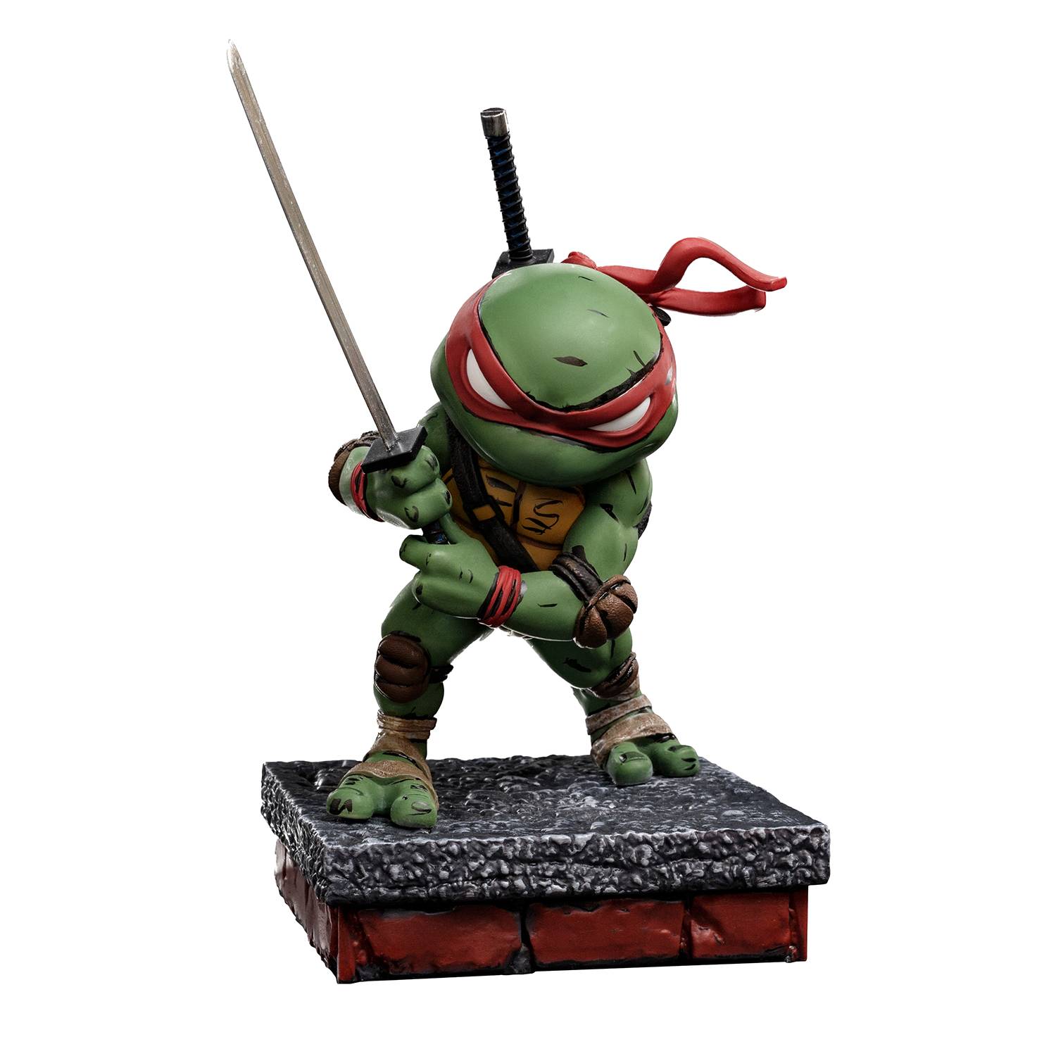 MINICO TMNT LEONARDO V2 RED MASKS VER PX PVC FIG