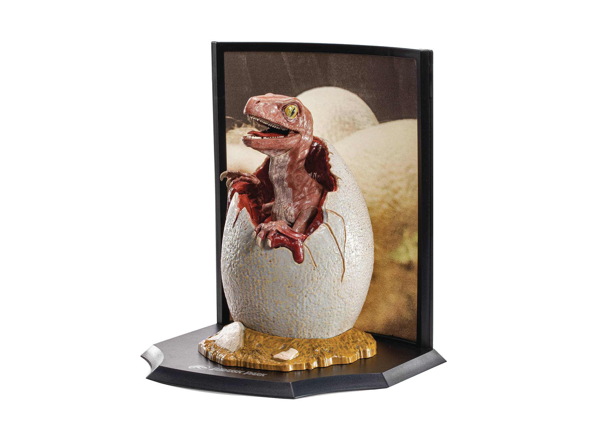 JURASSIC PARK TOYLLECTIBLE TREASURES RAPTOR EGG STATUE