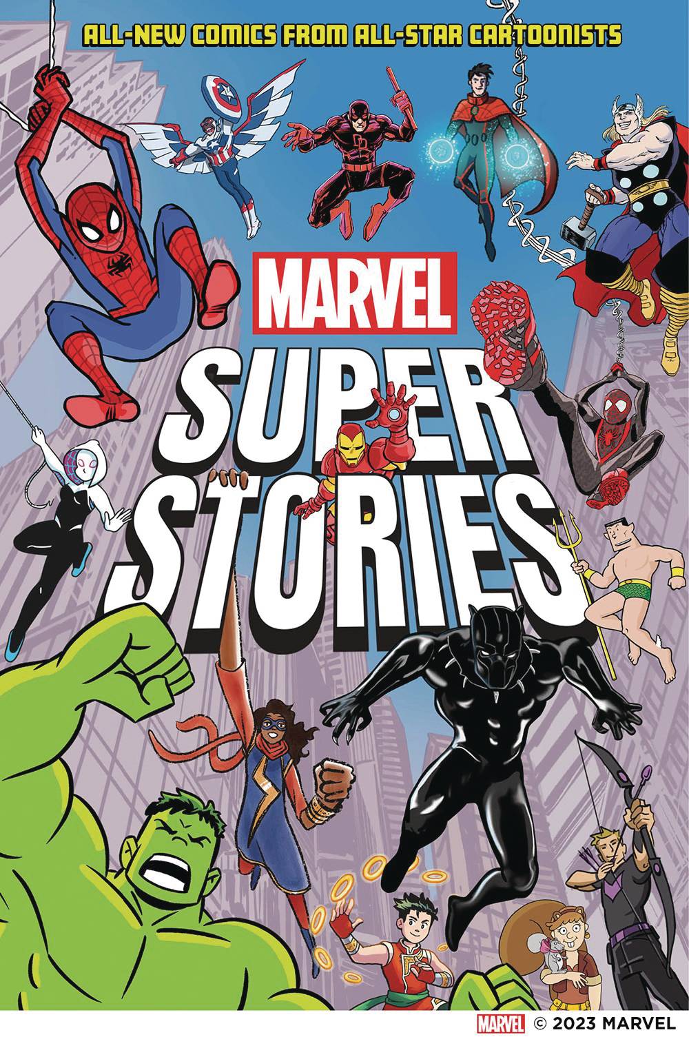MARVEL SUPER STORIES HC NEW COMICS ALL STAR CARTOONISTS