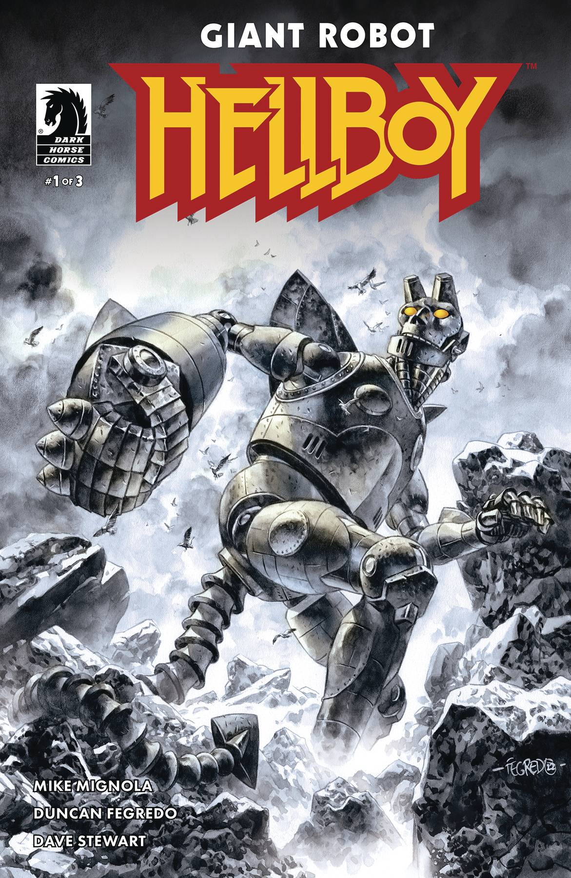 GIANT ROBOT HELLBOY #1 CVR A FEGREDO