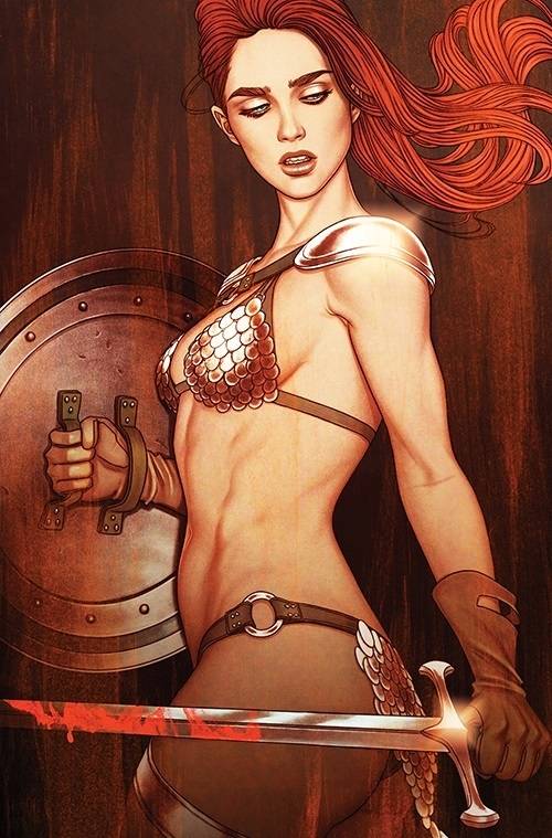 May Red Sonja Cvr Zu Copy Foc Incv Frison Virgin Foil Previews World