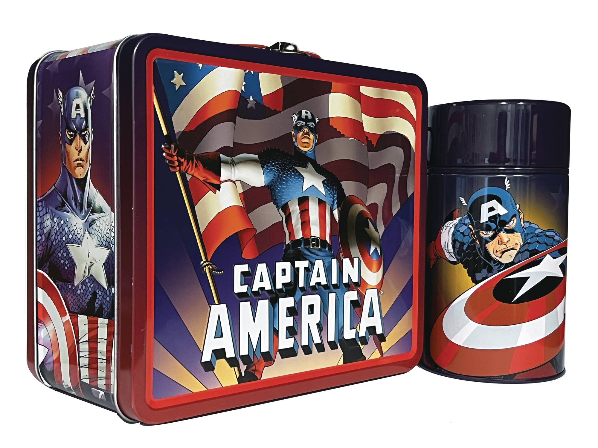 Captain America Travel Soup Mug - Entertainment Earth