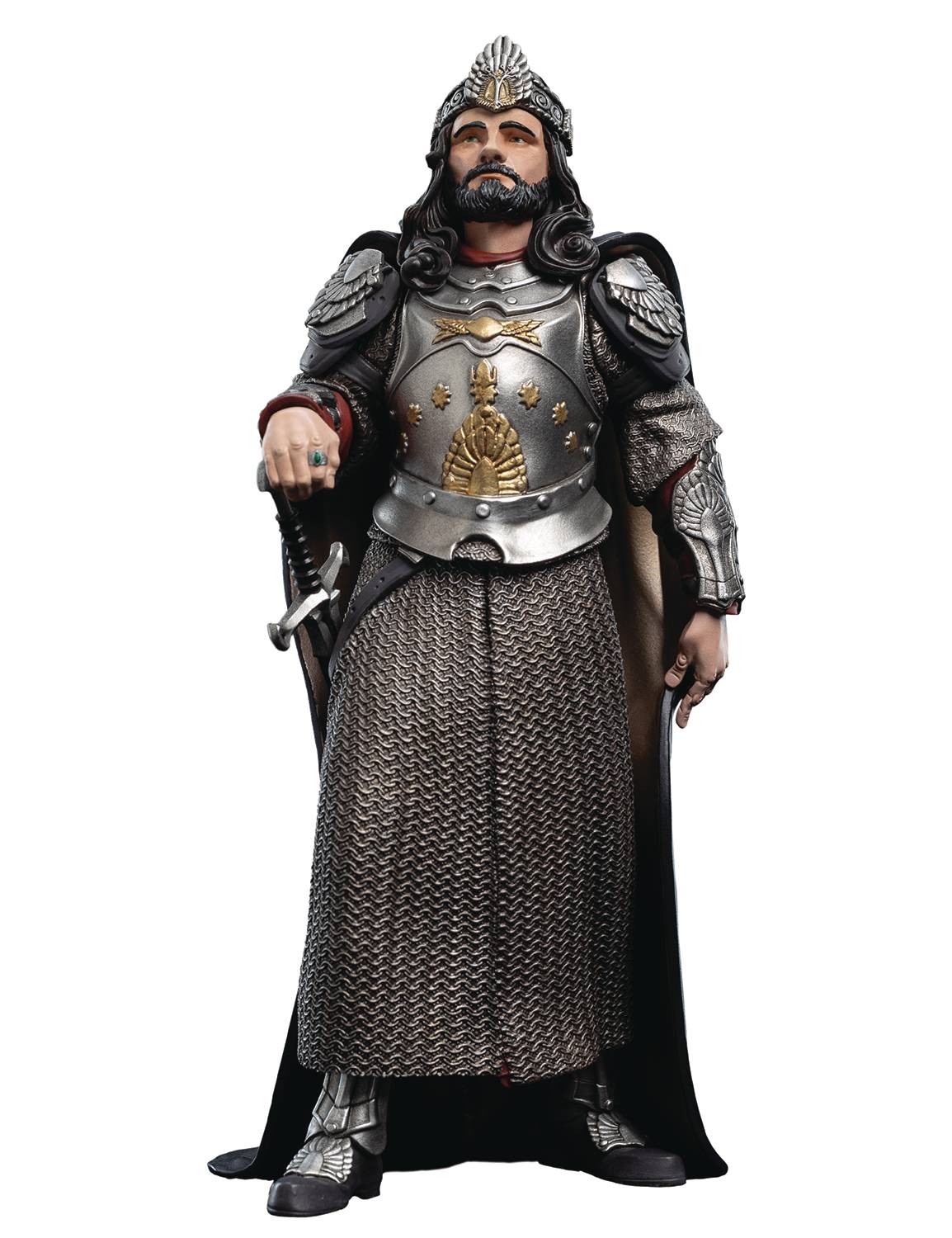 WETA LOTR MINI EPICS KING ARAGORN FIG