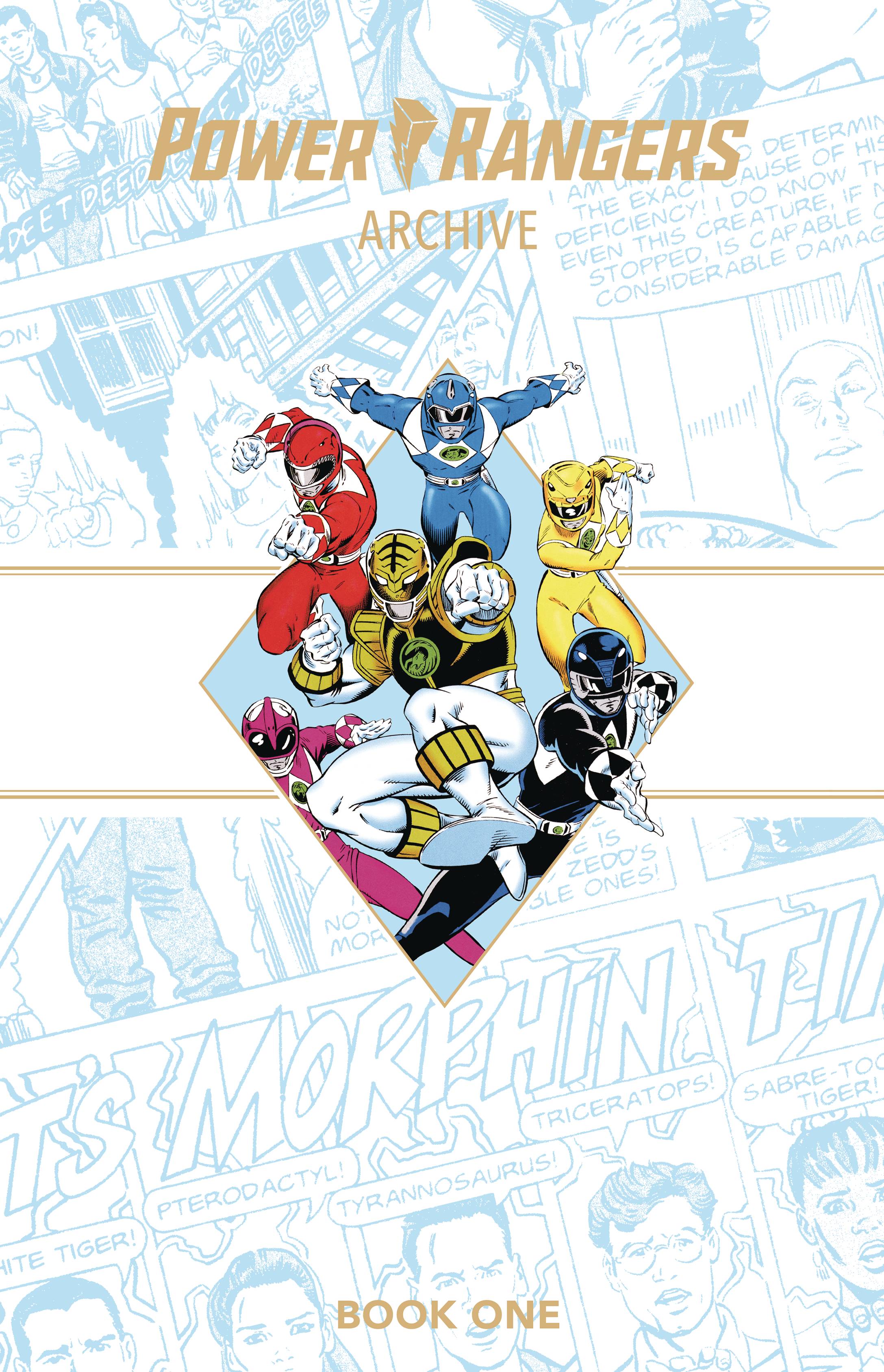 POWER RANGERS ARCHIVE DLX ED HC BOOK 01