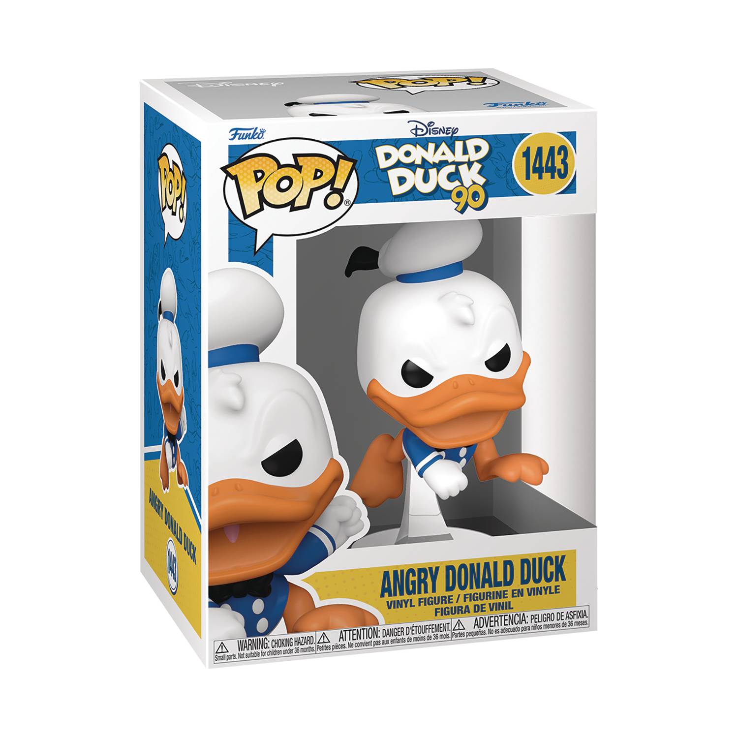 POP DISNEY DONALD DUCK 90TH DONALD DUCK ANGRY VIN FIG