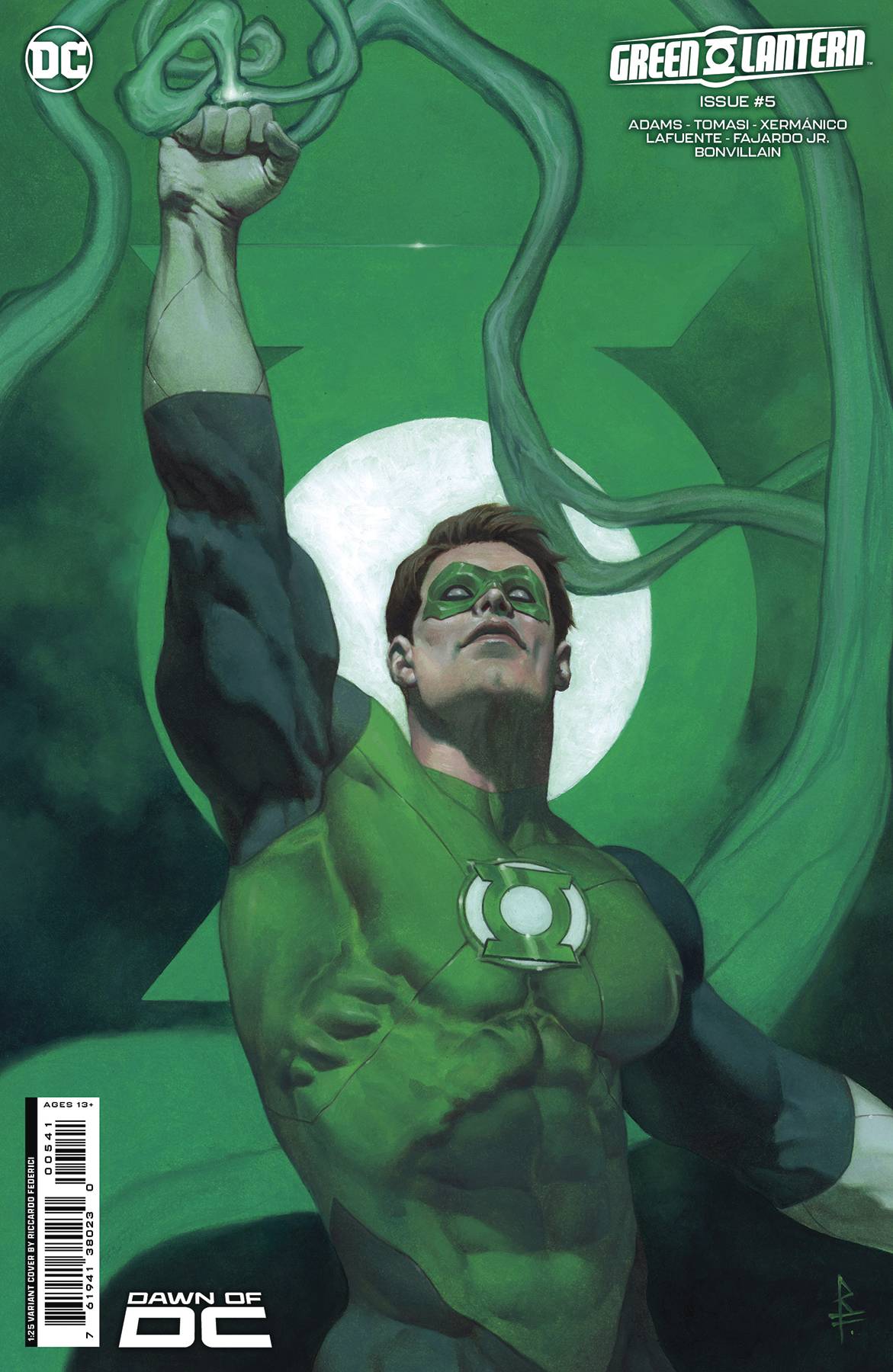 SEP232874 - GREEN LANTERN #5 CVR D INC 1:25 RICCARDO FEDERICI CSV