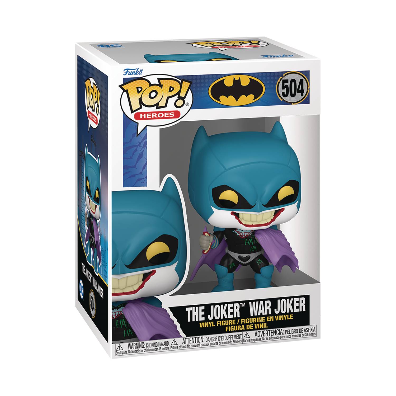 POP HEROES BATMAN WAR ZONE WAR JOKER VIN FIG