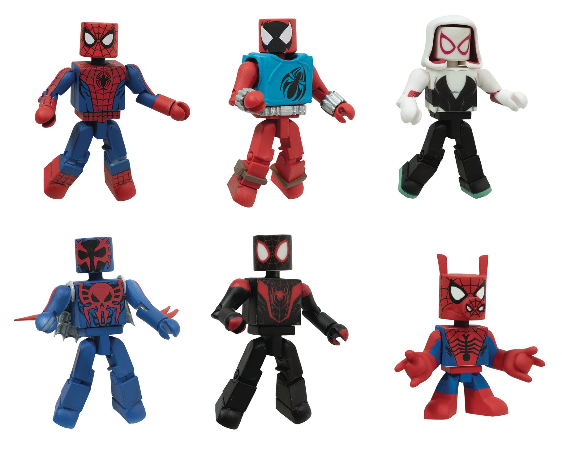 MARVEL MINIMATES SPIDER-MAN SPIDERVERSE DLX BOX SET