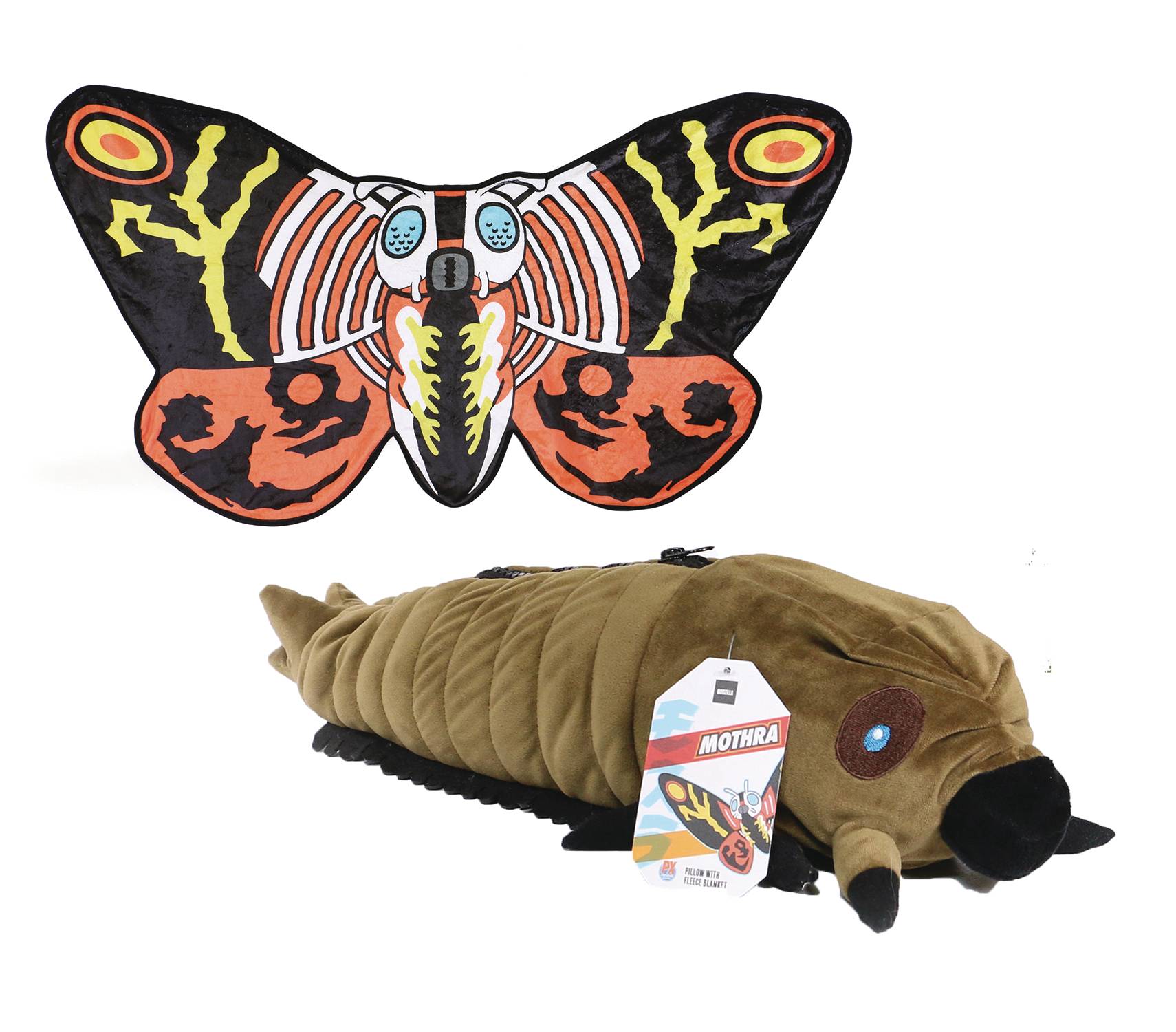 AUG239305 GODZILLA MOTHRA PX 12IN PLUSH W FLEECE Previews World