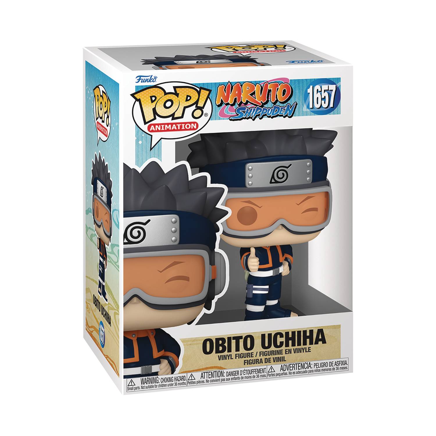 POP ANIMATION NARUTO OBITO UCHIHAKID VIN FIG