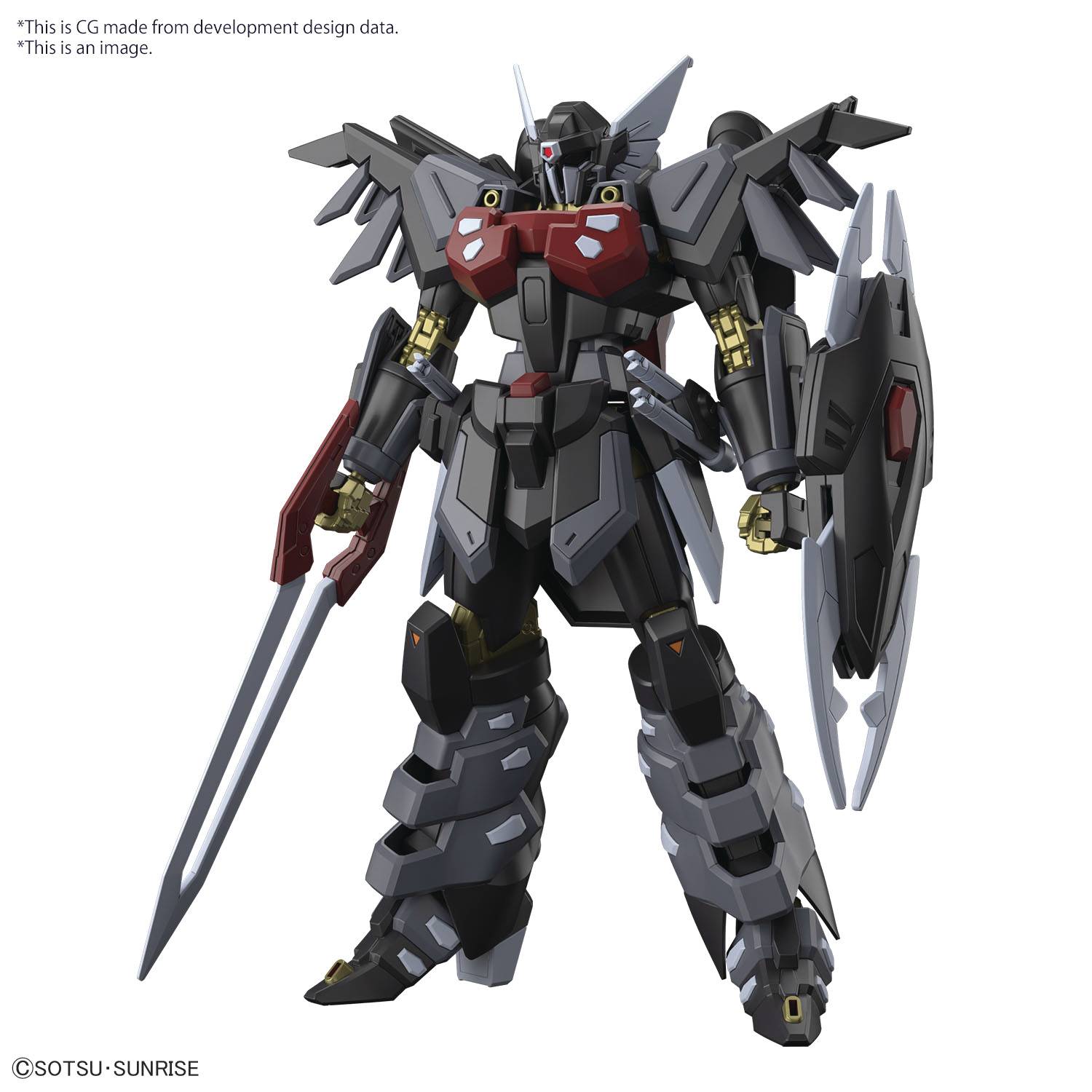 GUNDAM SEED FREEDOM BLACK KNIGHT SQUAD SHI-VE A HG 1/144 KIT