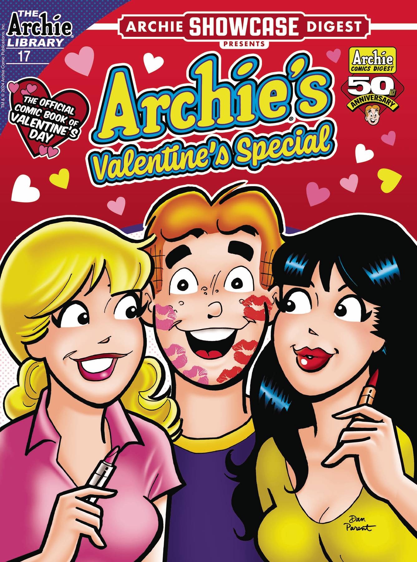 ARCHIE SHOWCASE JUMBO DIGEST #17 ARCHIES VALENTINE`S SPECIAL