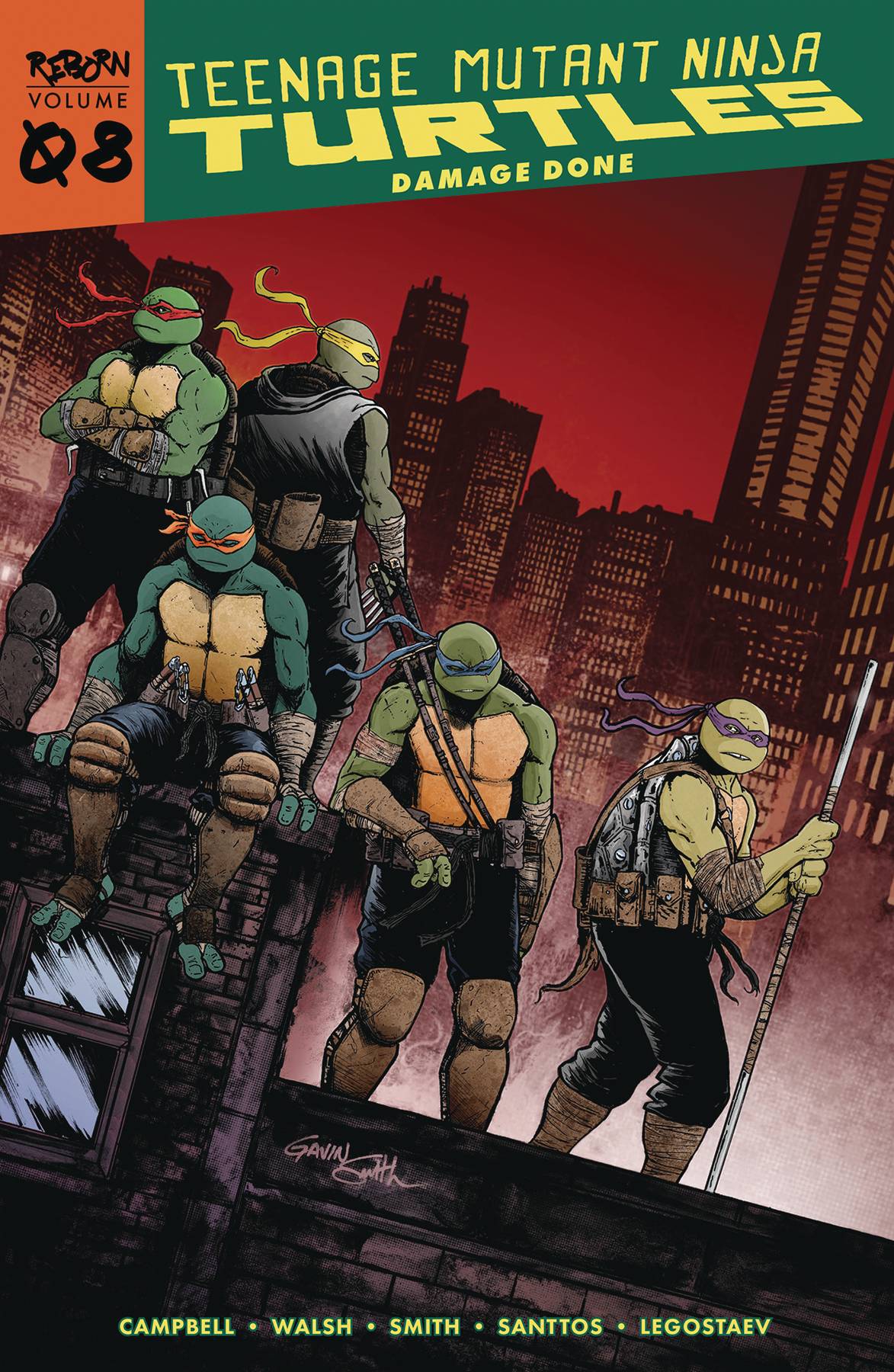 TEENAGE MUTANT NINJA TURTLES REBORN TP VOL 08