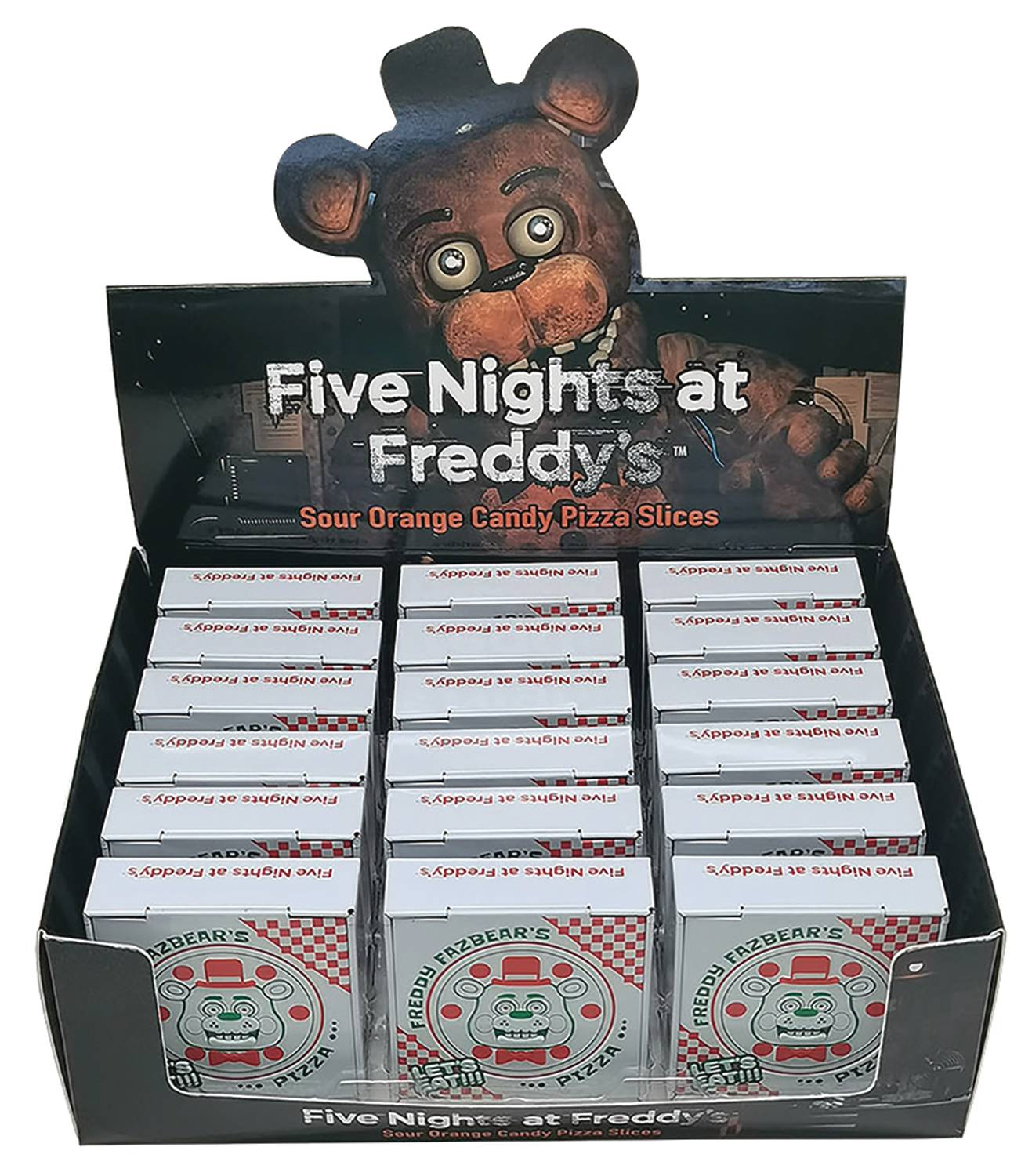 FIVE NIGHTS AT FREDDYS PIZZA BOX CANDY DISPLAY  (O/A) (