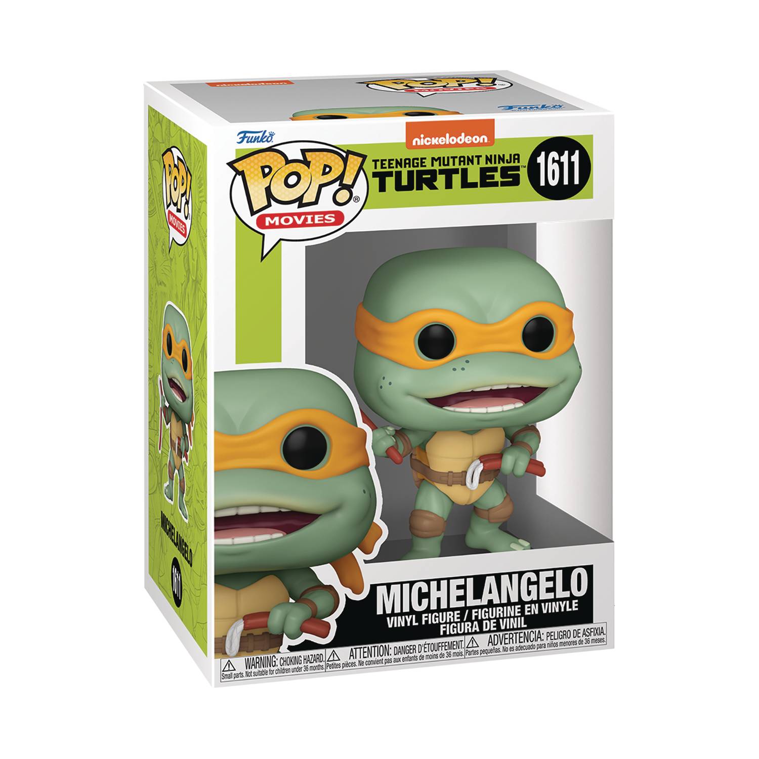 POP MOVIES TMNT MICHELANGELO SAUSAGE LINK NUNCHUCKS VIN FIG