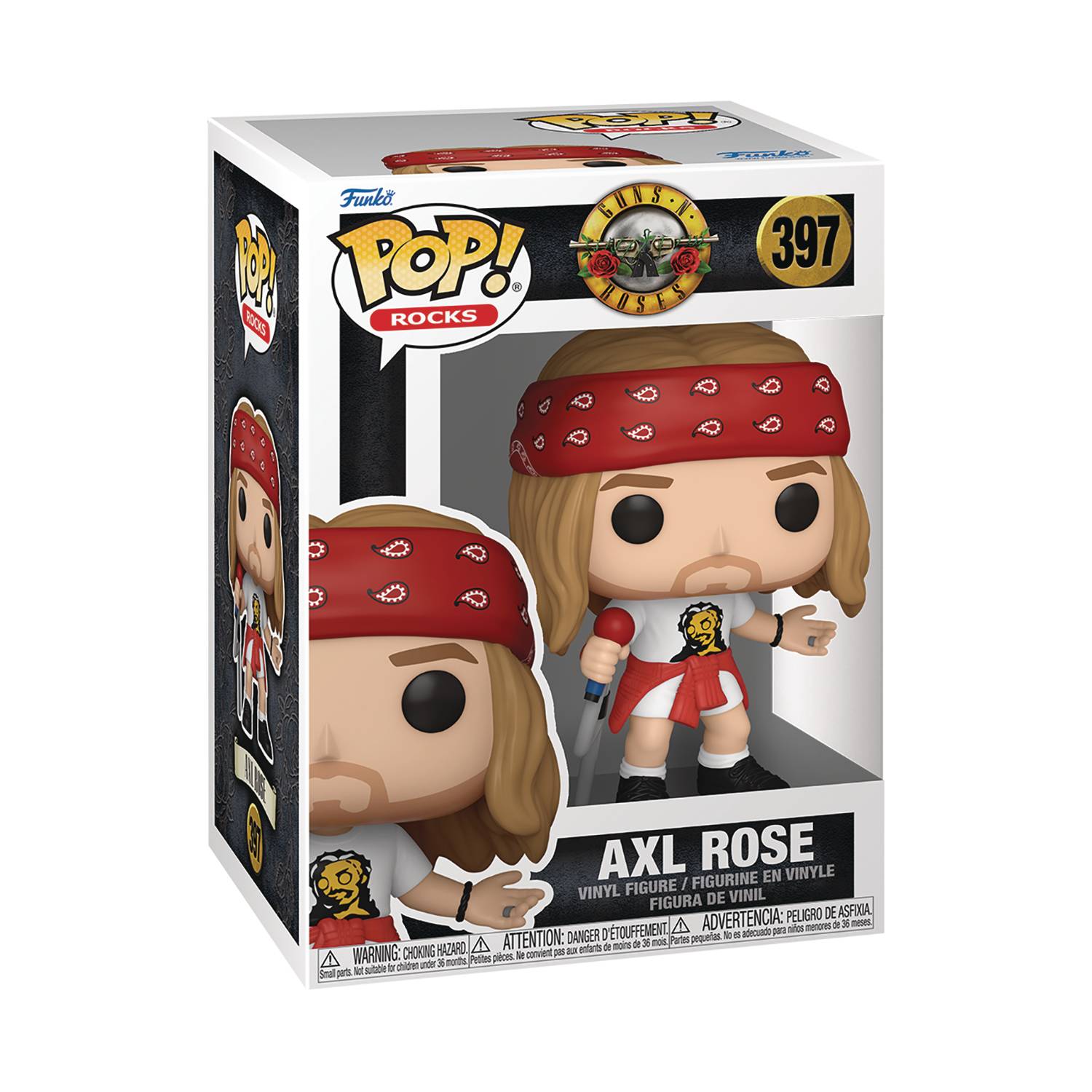 POP ROCKS GUNS N ROSES AXL ROSE 1992 W CH VIN FIG