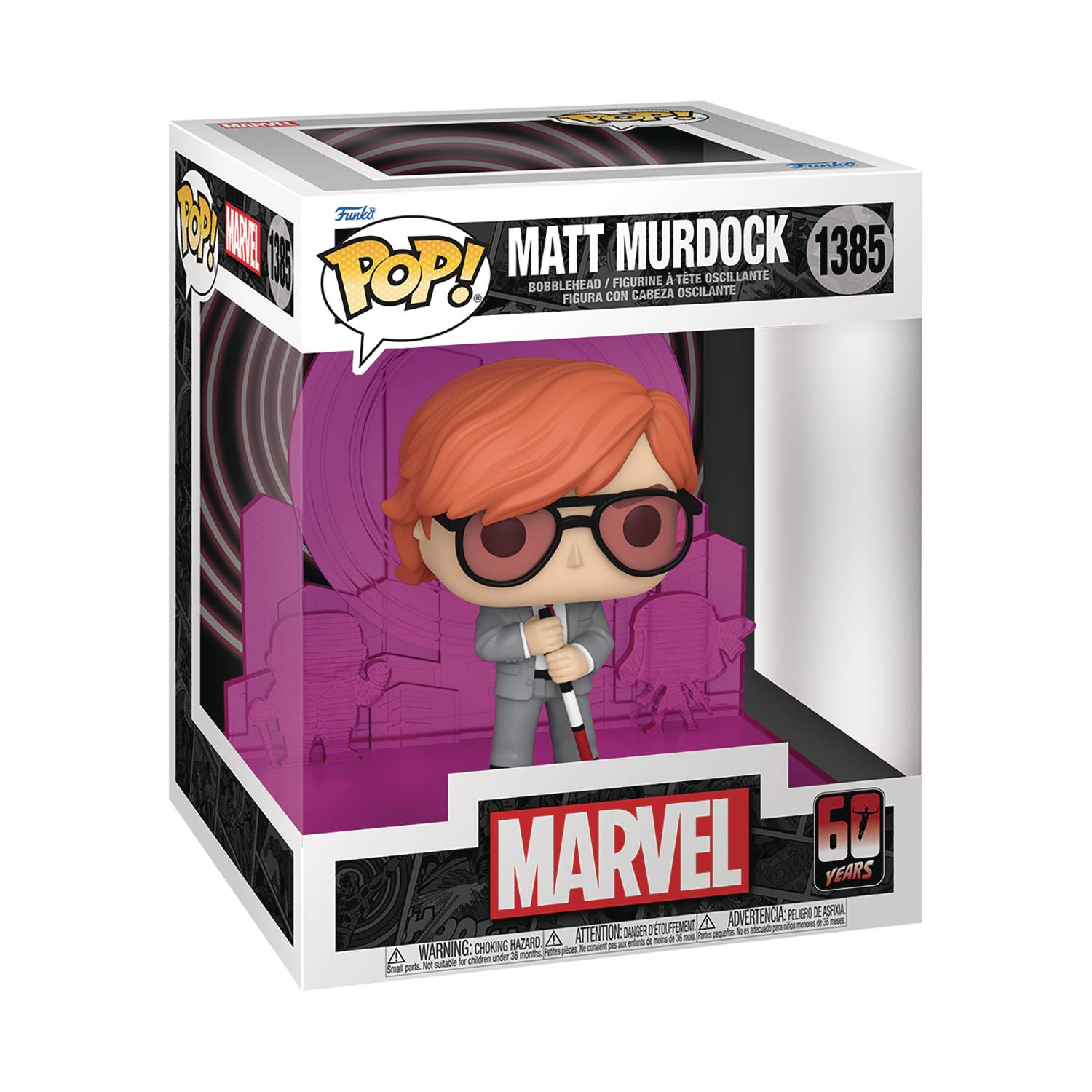 POP DELUXE DAREDEVIL 60TH MATT MURDOCK W RADAR VIN FIG