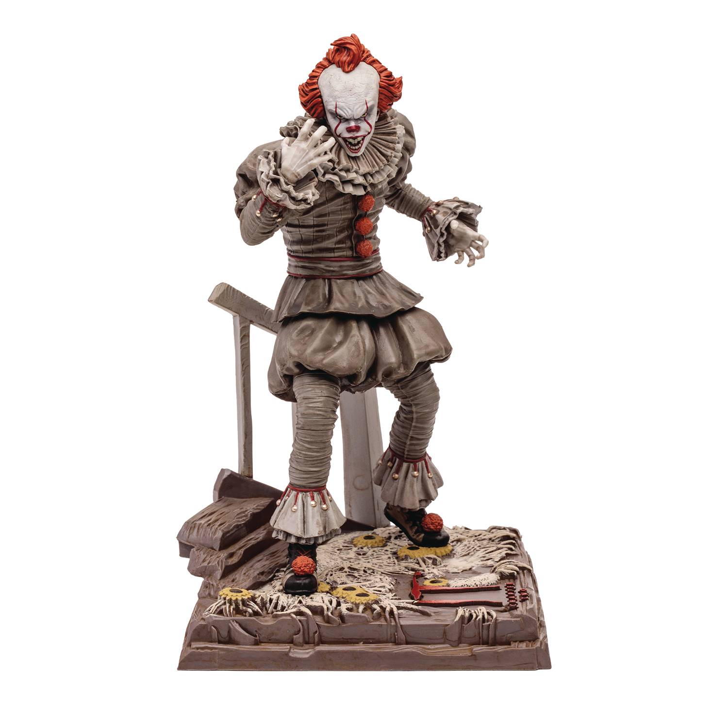 MOVIE MANIACS WB100 6IN IT2 PENNYWISE FIGURE